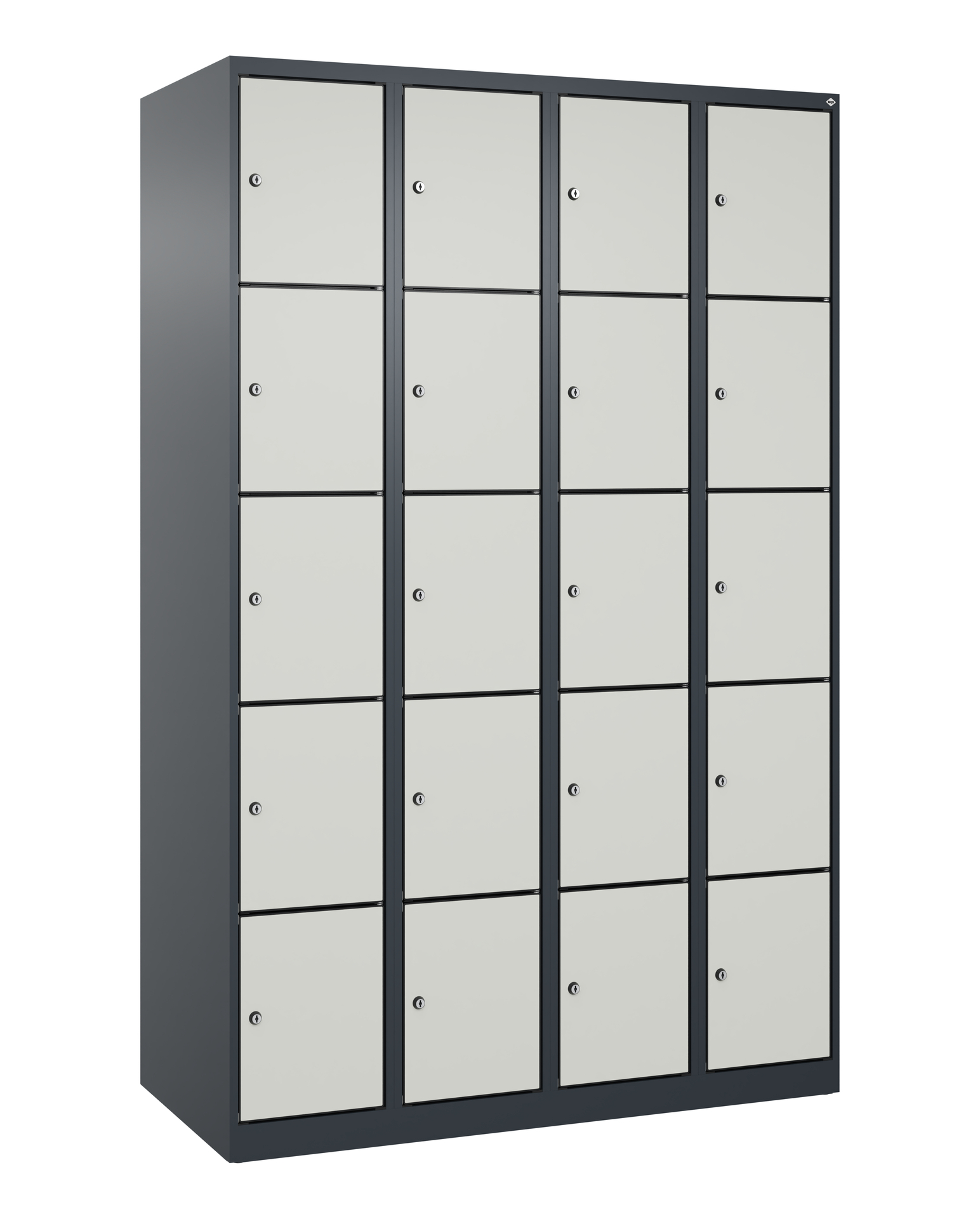 C+P Schlie�fachschrank Evolo PLUS, 20 F�cher, 1850x1200x500mm