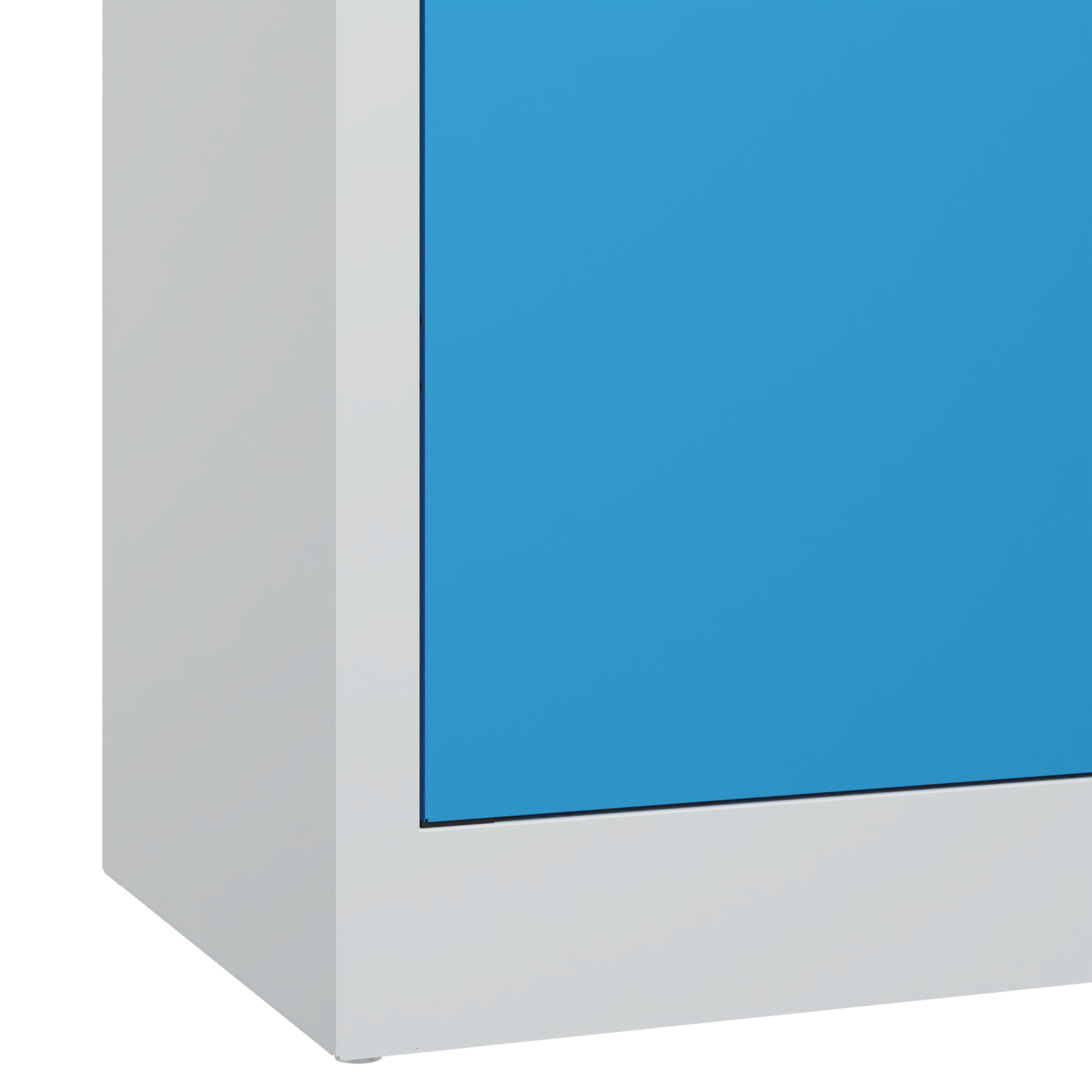 C+P Schwerlastschrank, Acurado, 1950x1500x400mm, 7035/5012