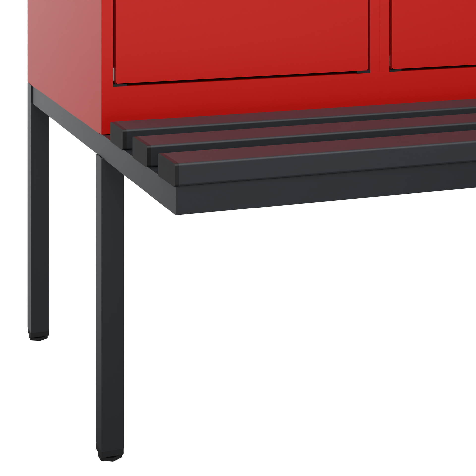 C+P Spind Evolo PLUS, Bank, 3 Abteile, 1950x1200x8