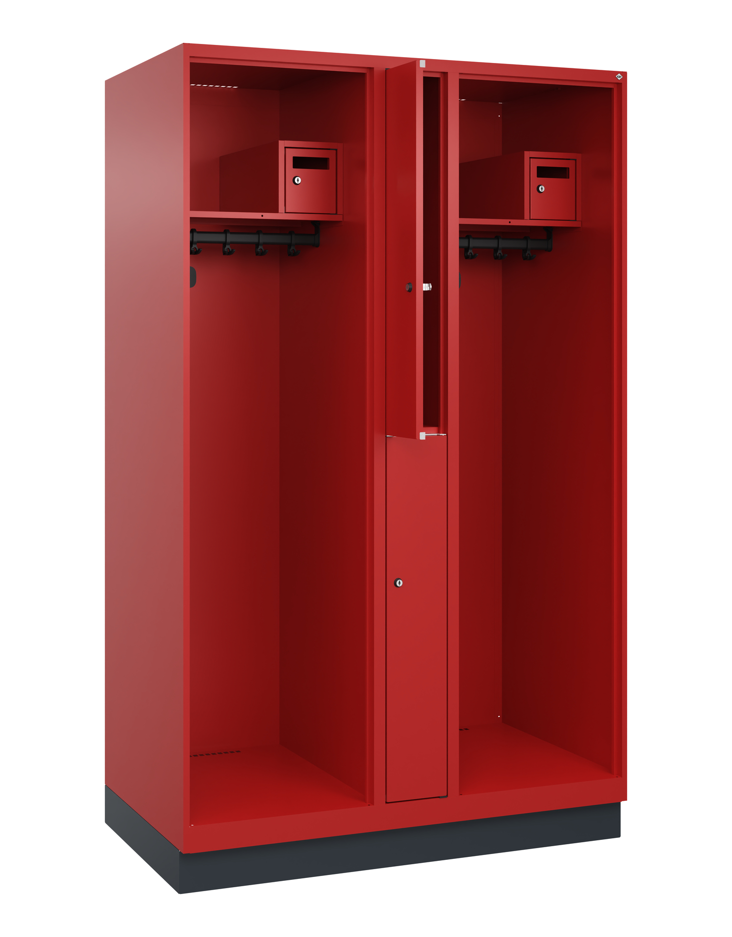 C+P Feuerwehrspind Maxi, 2 Fächer, 1850x1200x600mm