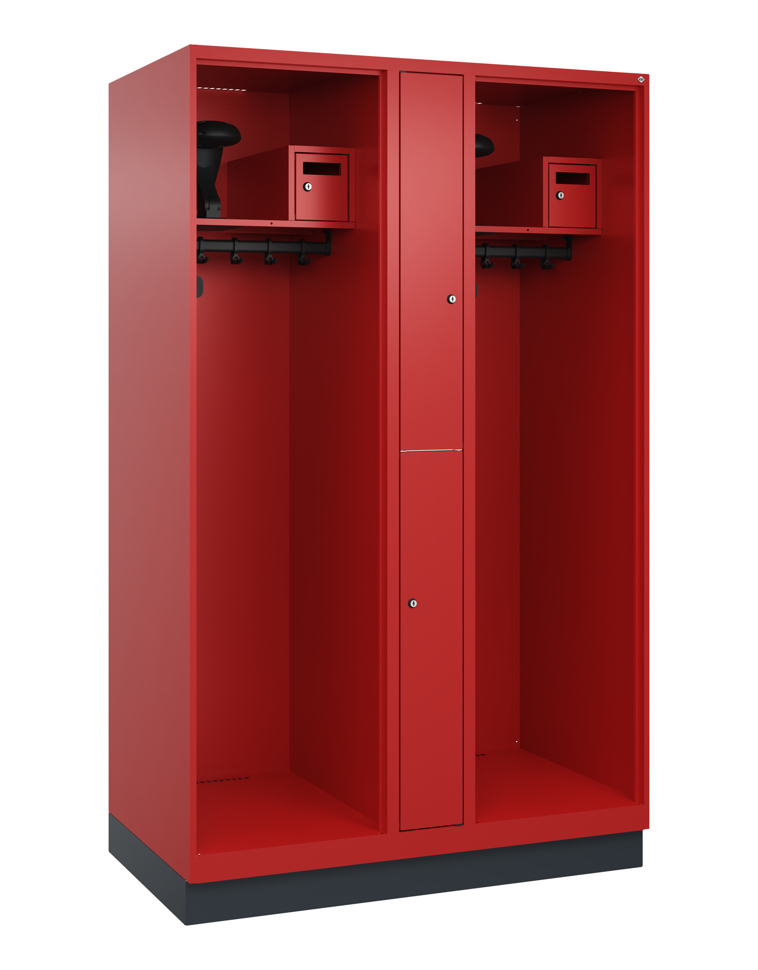 C+P Feuerwehrspind Maxi, 2 Fächer, 1850x1200x600mm