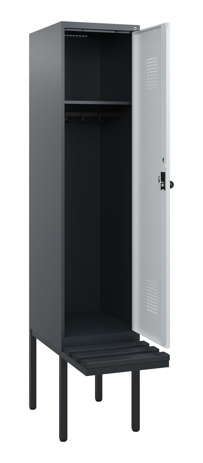 C+P Spind Evolo PLUS, Bank, 1 Abteil, 1950x400x815