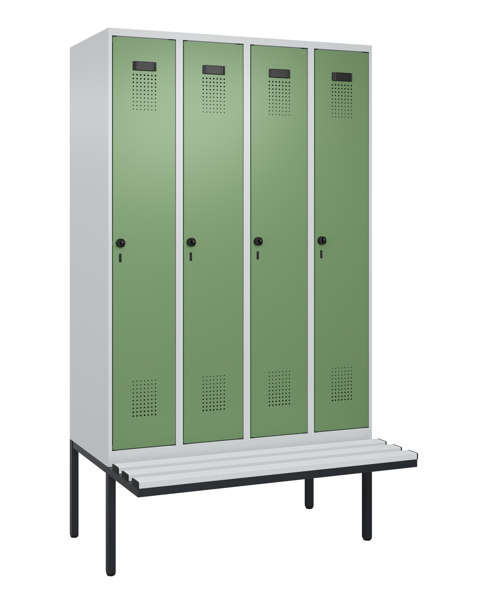C+P Spind Evolo PLUS, Bank, 4 Abteile, 2120x1200x8