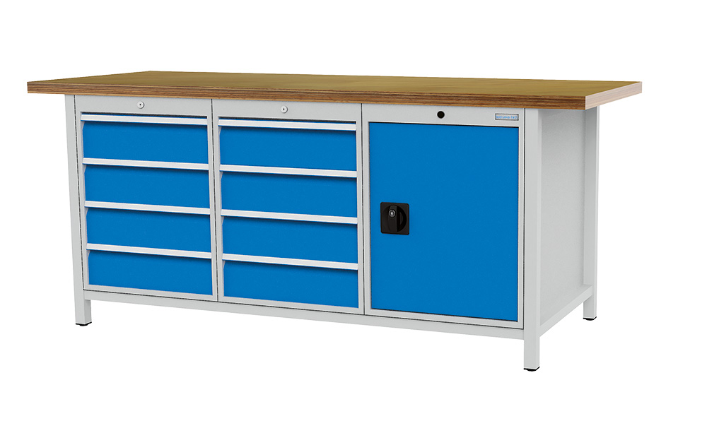 C+P Workbench with cabinet