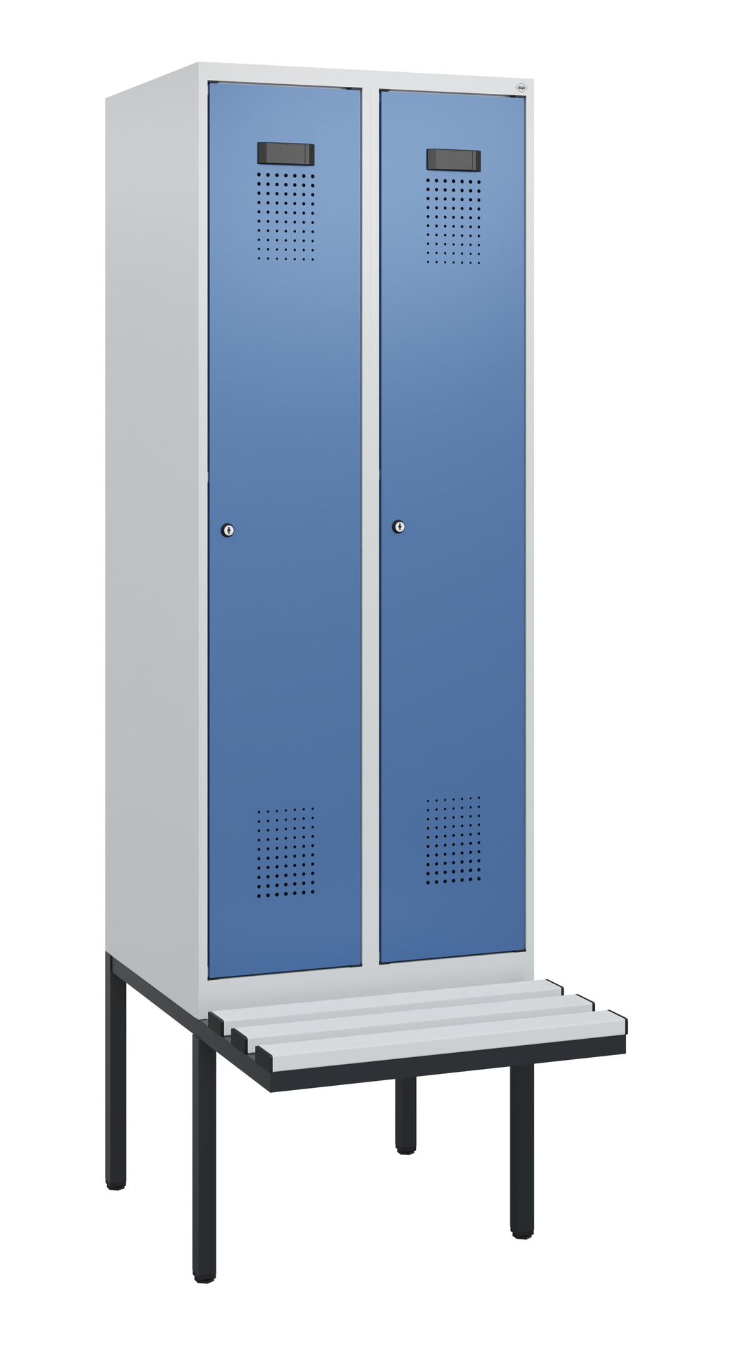 C+P Spind Evolo PLUS, Bank, 2 Abteile, 1950x600x81