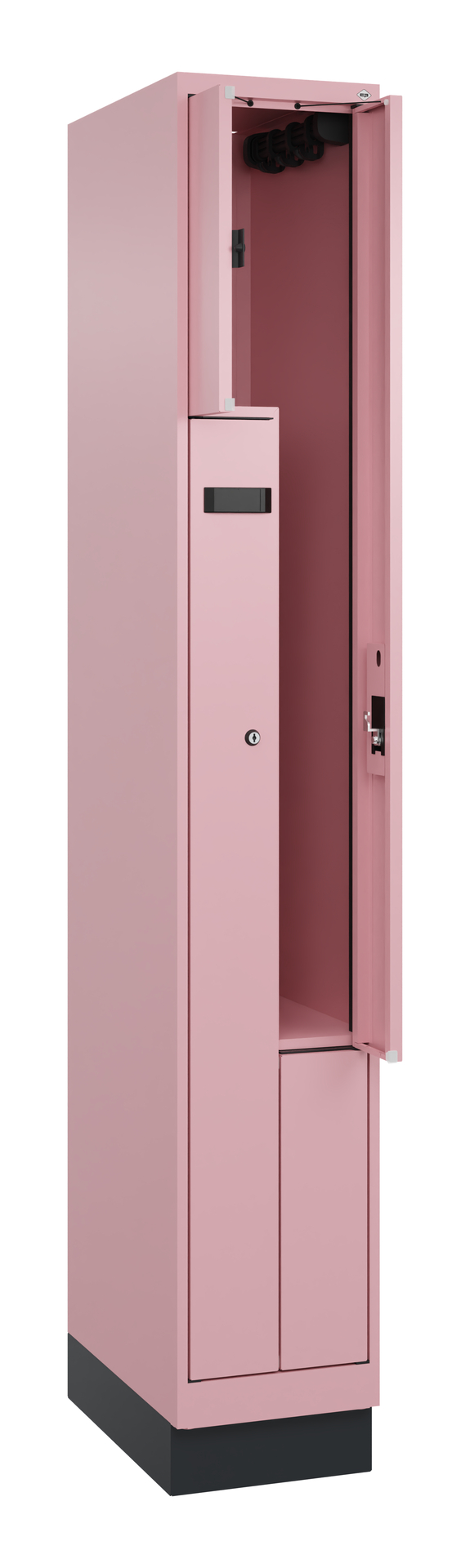 C+P Z-Spind Evolo PLUS, Sockel, 2 Fächer, 1950x300