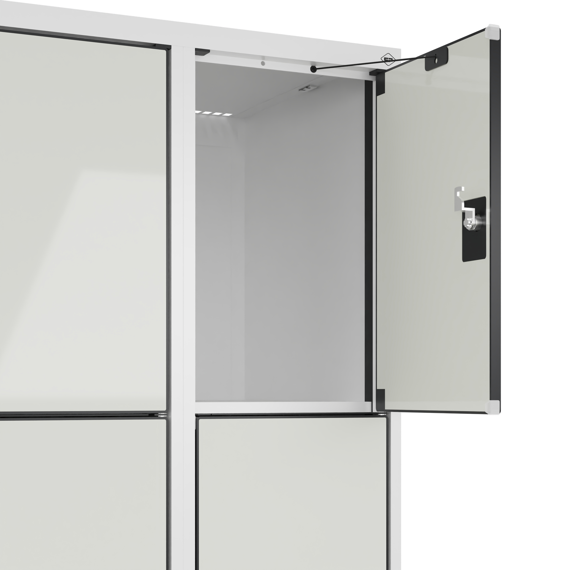 C+P Schlie�fachschrank Evolo PLUS, Sockel, 12 F�cher, 1950x900x500mm