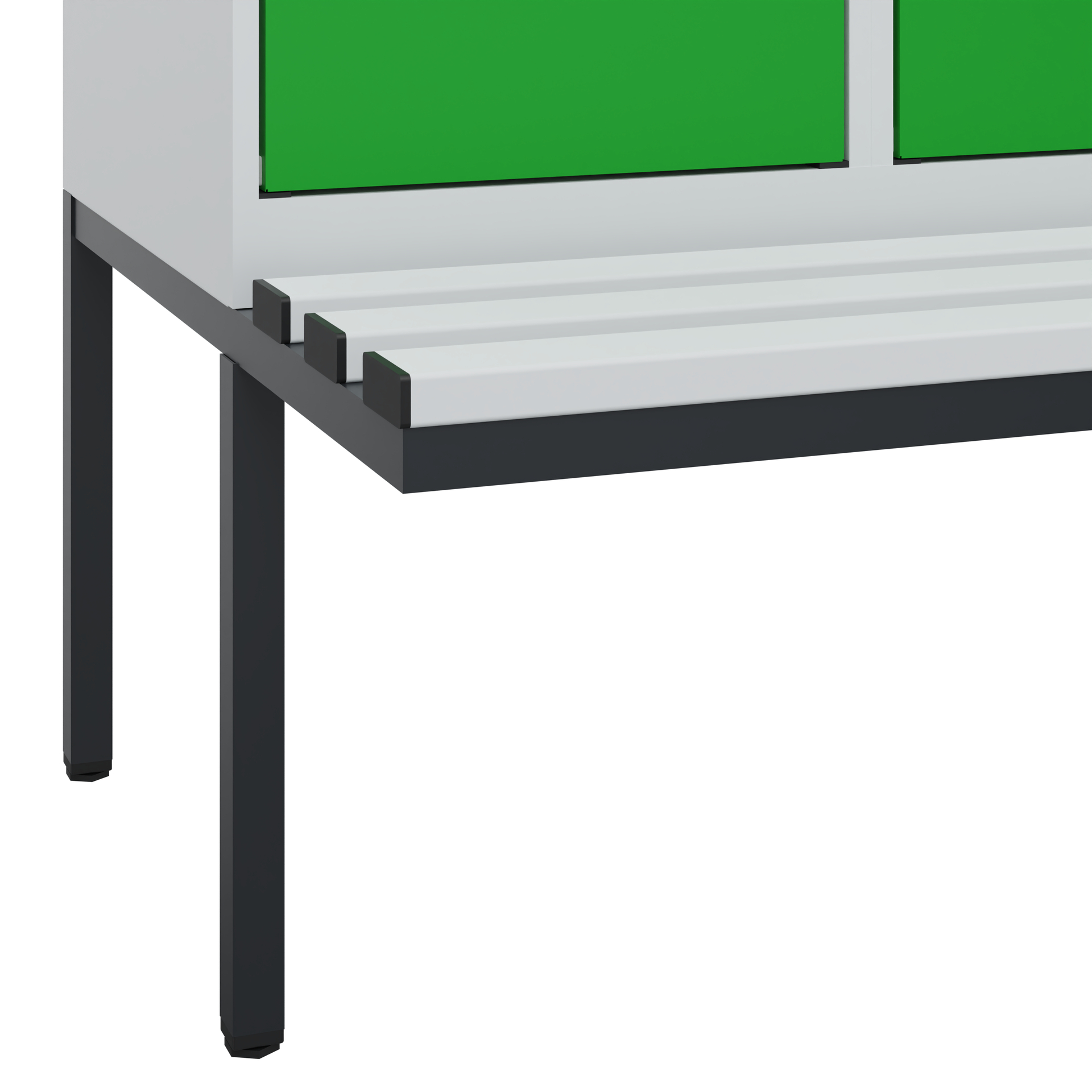 C+P Spind Evolo PLUS, Bank, 2 Abteile, 1950x800x81