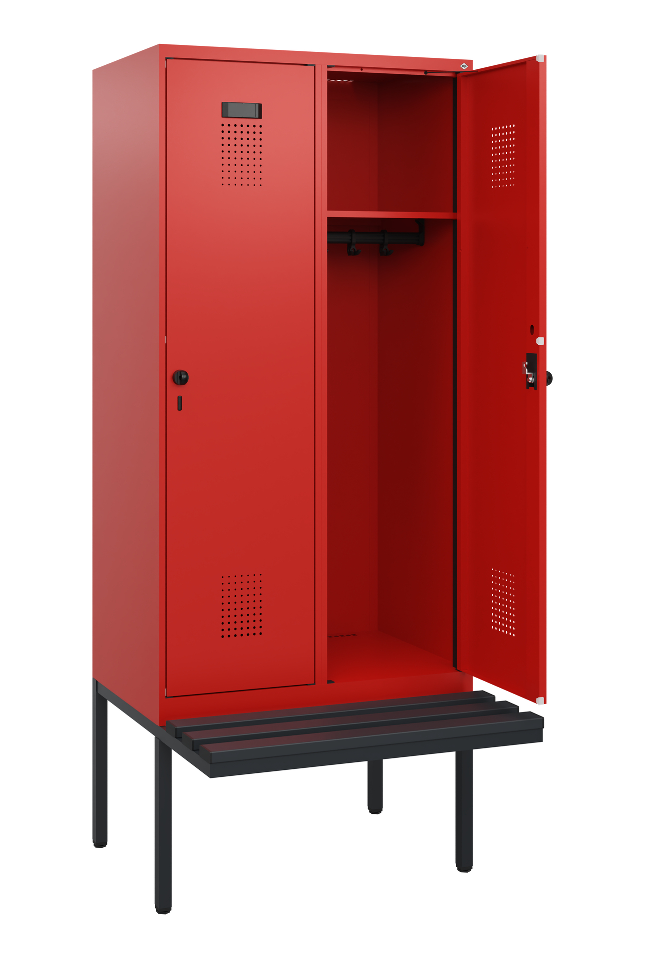 C+P Spind Evolo PLUS, Bank, 2 Abteile, 1950x800x81