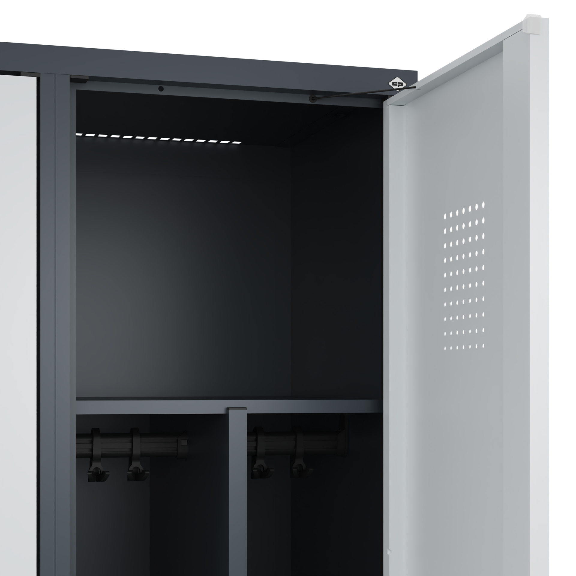C+P Spind Evolo PLUS, Bank, 1 Abteil, 2120x400x815mm