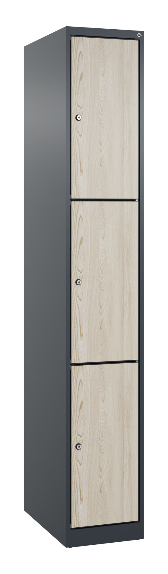 C+P Schlie�fachschrank Evolo PLUS, 3 F�cher, 1850x300x500mm
