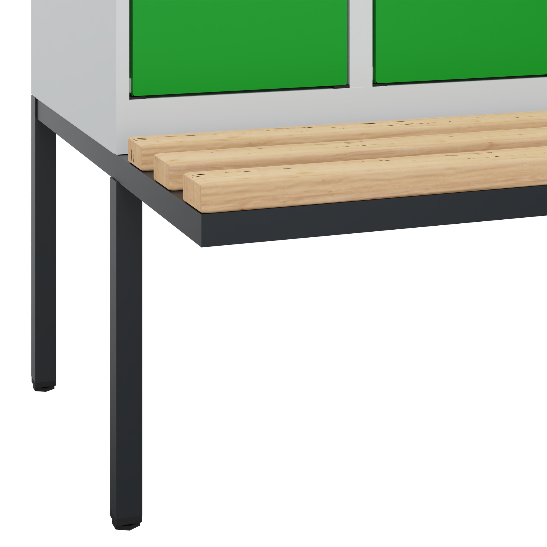 C+P Spind Evolo PLUS, Bank, 4 Abteile, 1950x1200x8