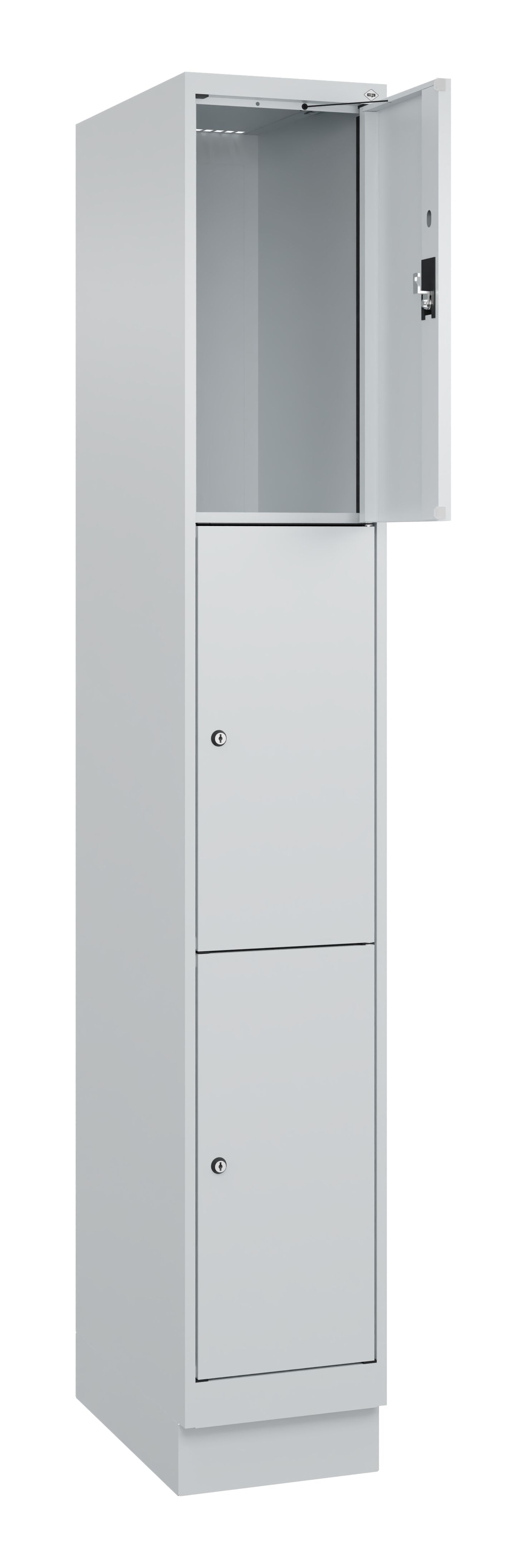 C+P Schließfachschrank mit Sockel, Evolo PLUS