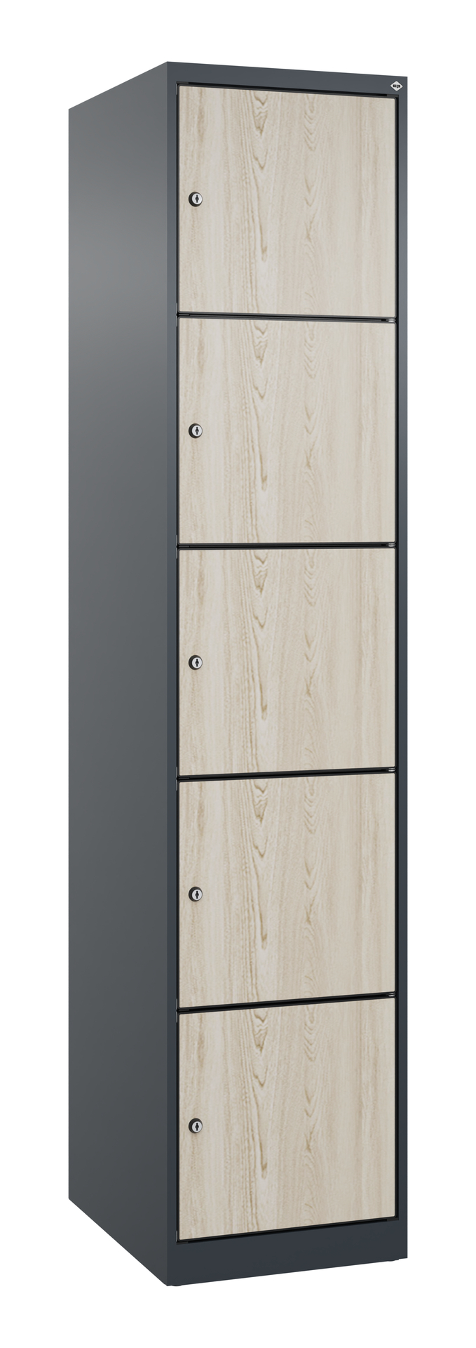 C+P Schlie�fachschrank Evolo PLUS, 5 F�cher, 1850x400x500mm