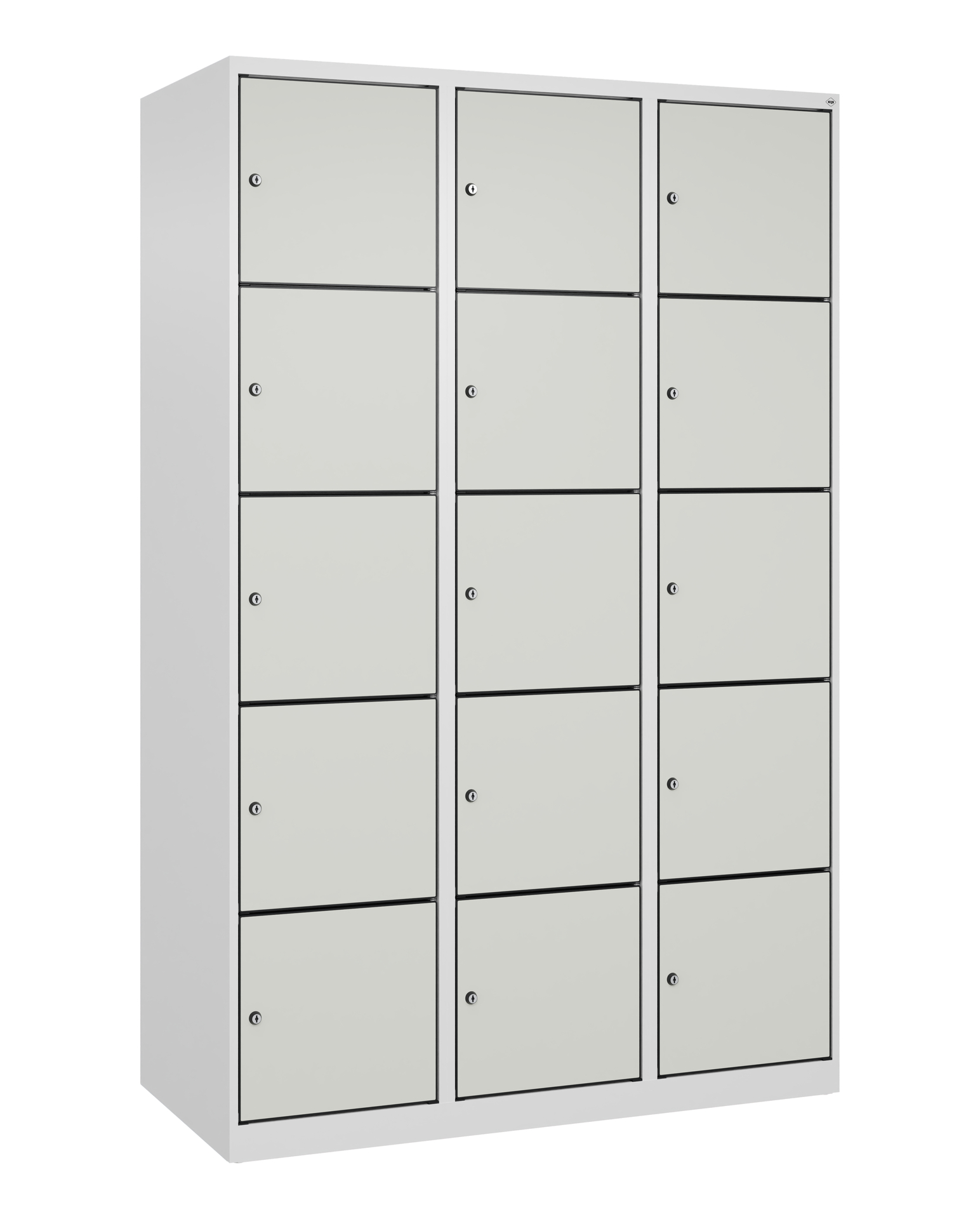 C+P Schlie�fachschrank Evolo PLUS, 15 F�cher, 1850x1200x500mm