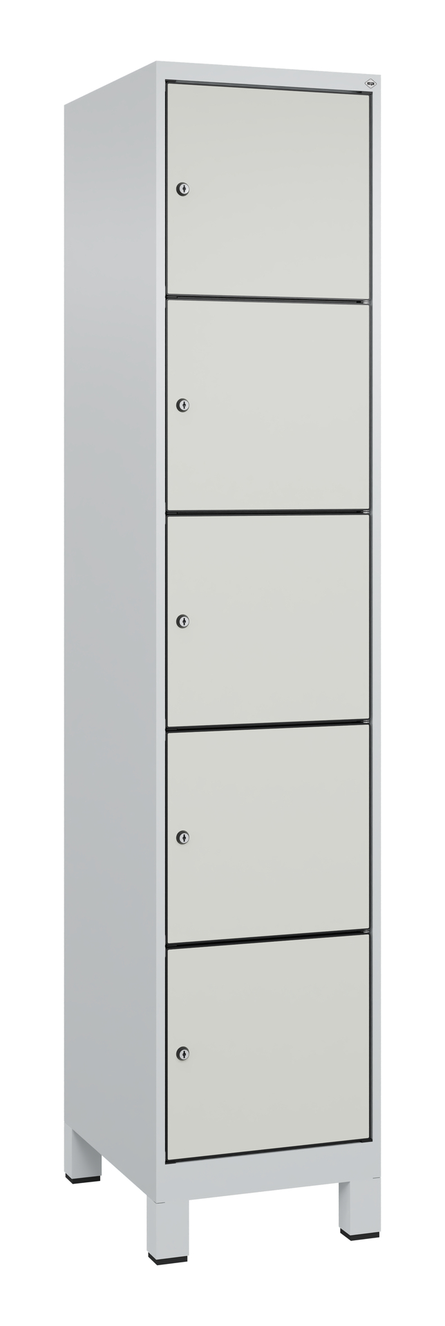 C+P Schlie�fachschrank Evolo PLUS, F��e, 5 F�cher, 1950x400x500mm