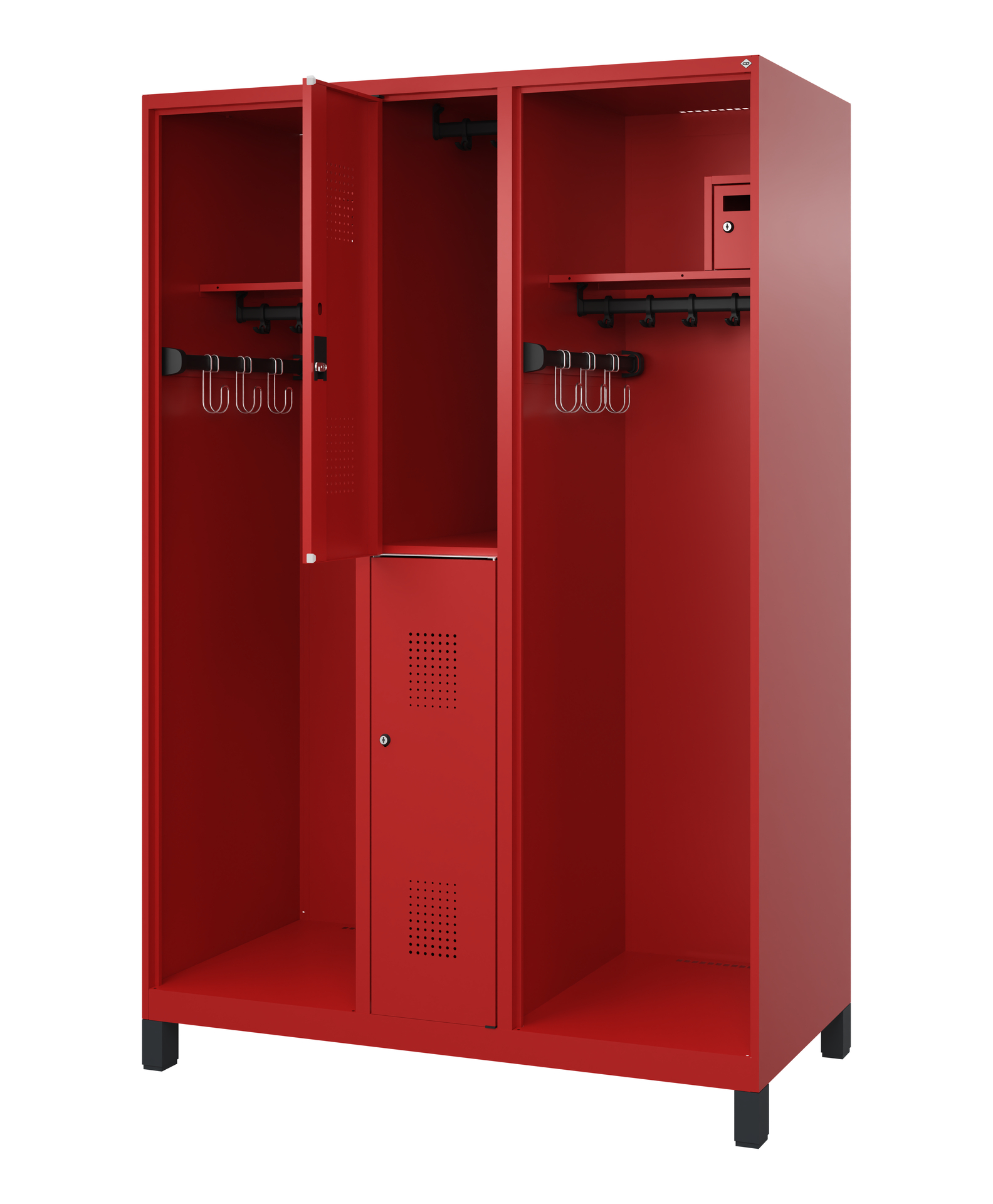 C+P Feuerwehrspind Maxi, 2 Fächer, 1850x1300x600mm
