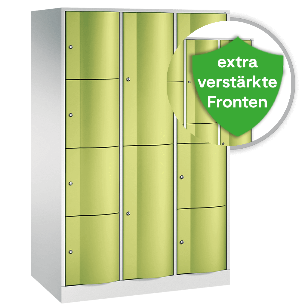 C+P Assembled box lockers, series Resisto