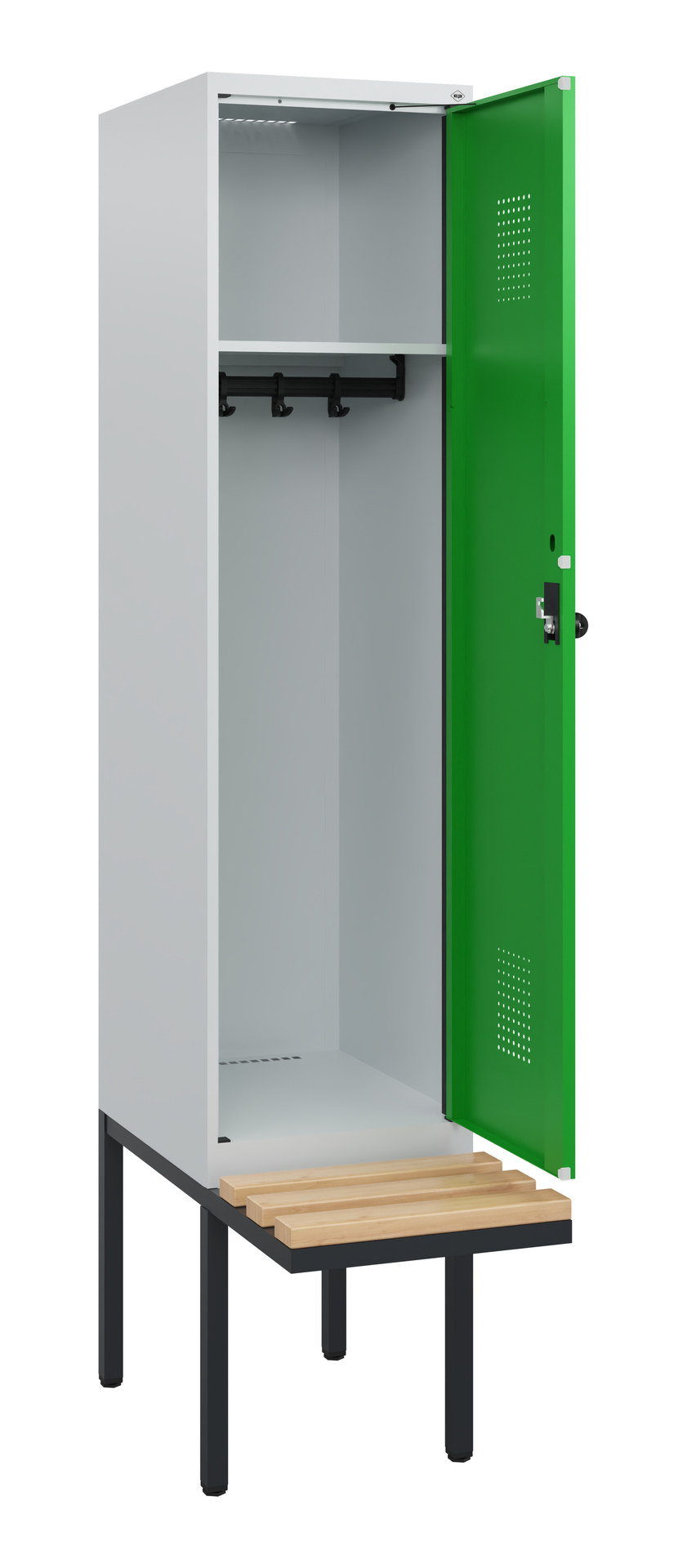 C+P Spind Evolo PLUS, Bank, 1 Abteil, 1950x400x815