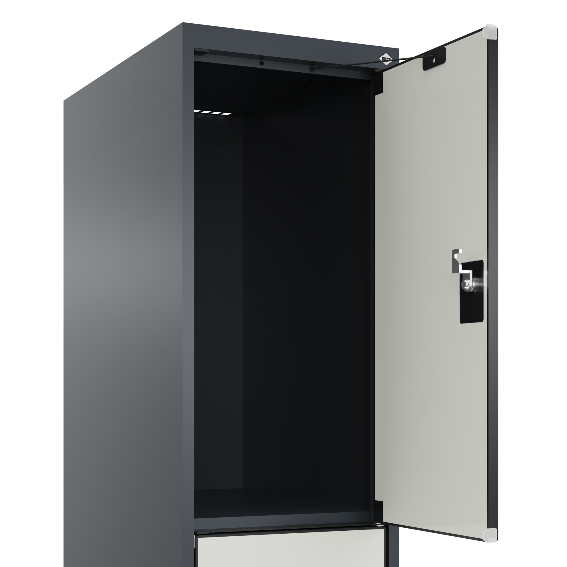 C+P Schlie�fachschrank Evolo PLUS, 3 F�cher, 1850x300x500mm C+P Schlie�fachschrank Evolo PLUS, 3 F�cher, 1850x300x500mm