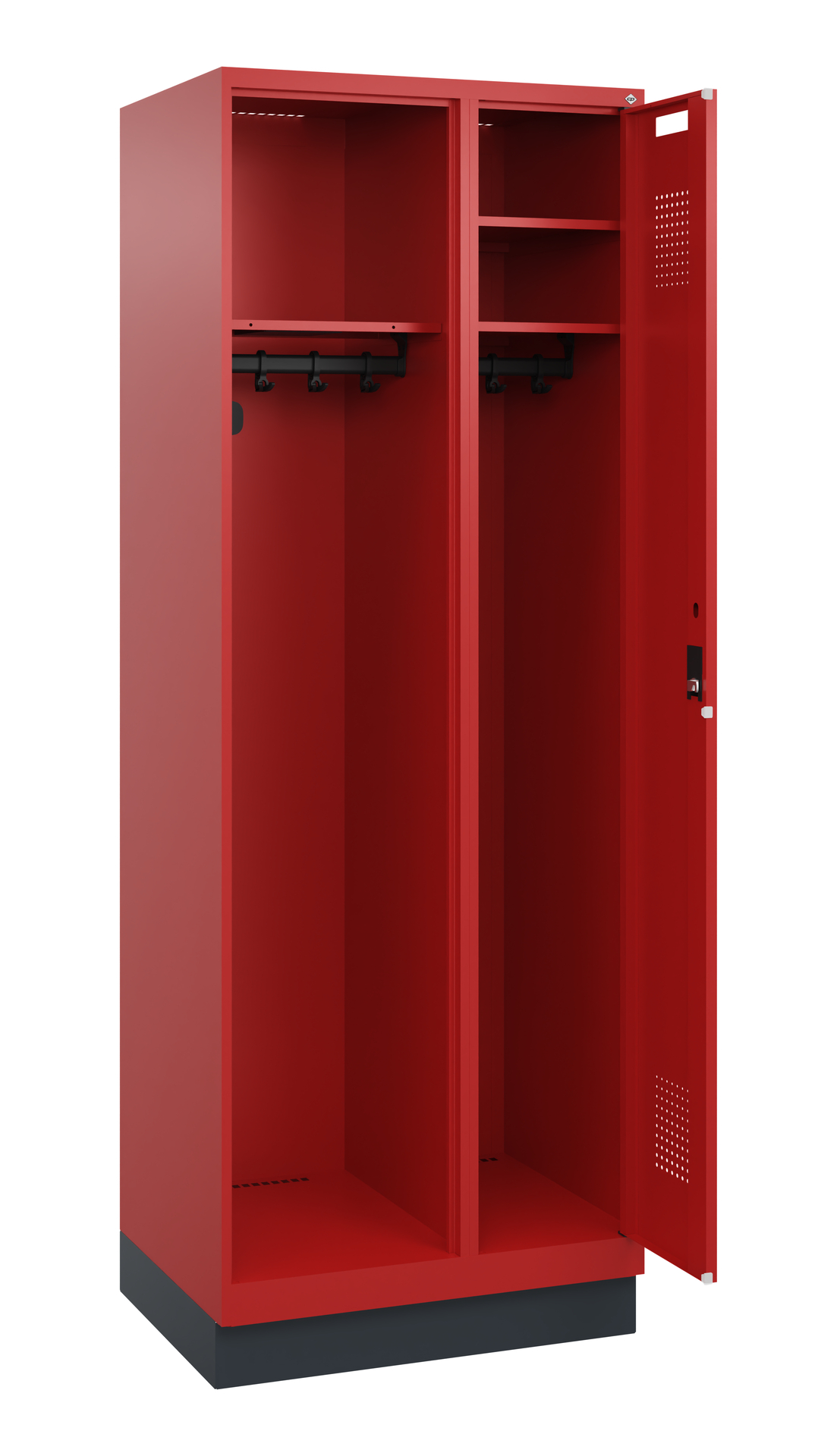 C+P Feuerwehrspind Kombi, 1 Abteil, 1850x700x500mm