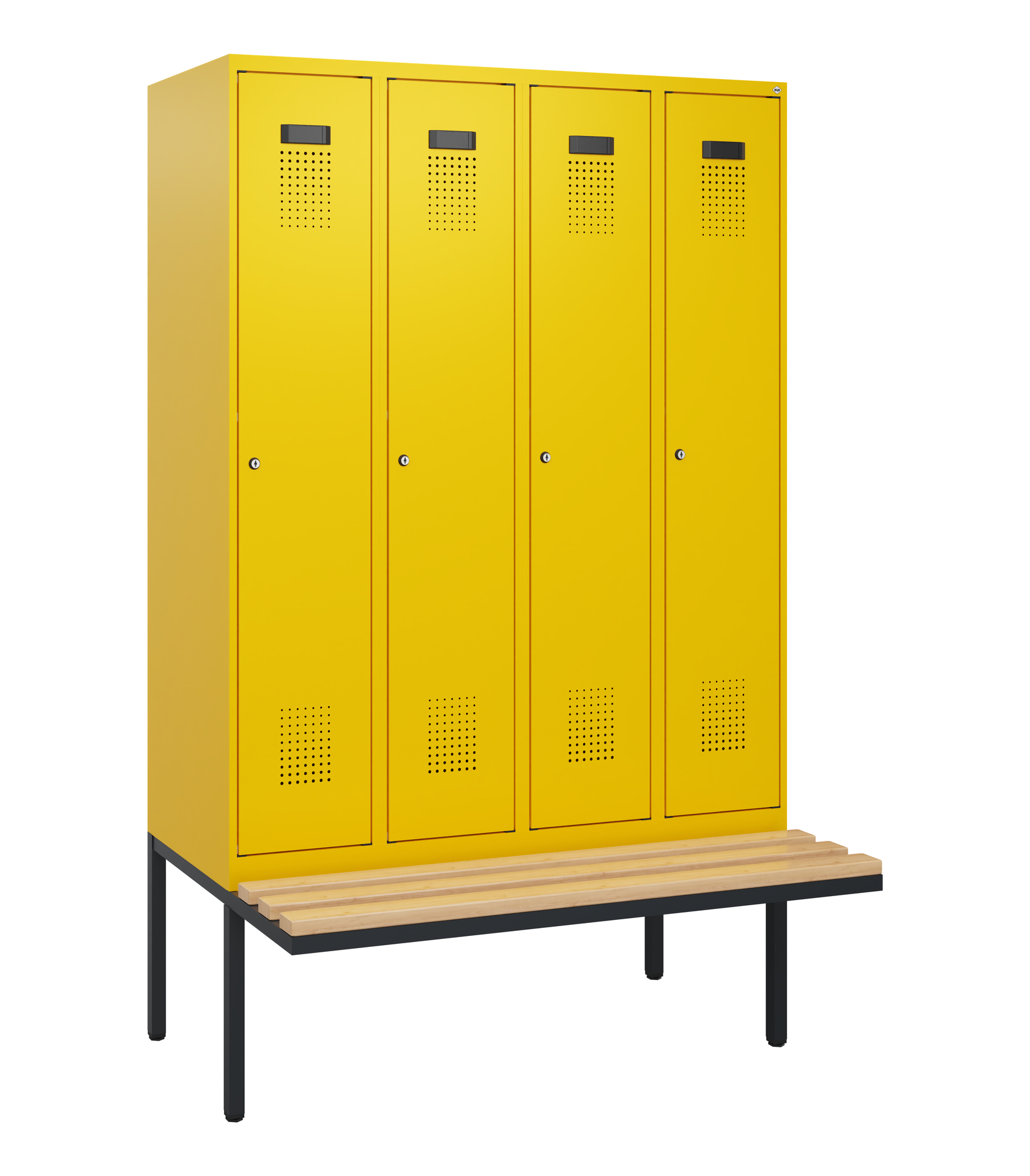 C+P Spind Evolo PLUS, Bank, 4 Abteile, 1950x1200x8
