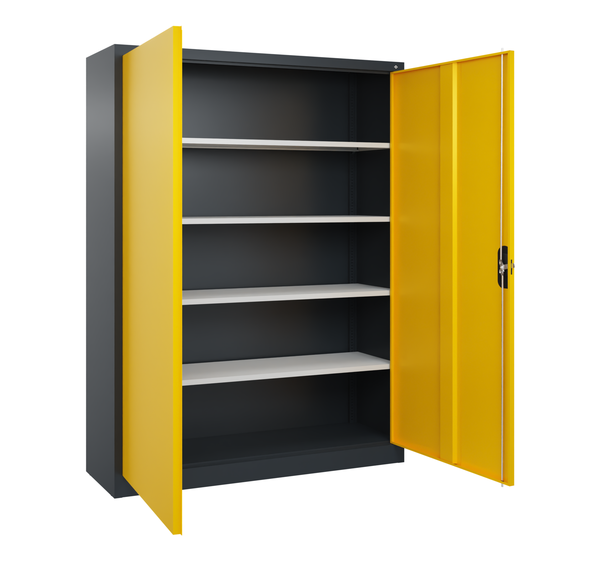 C+P Büroschrank, Acurado, 1950x1500x400mm, 7016/1023