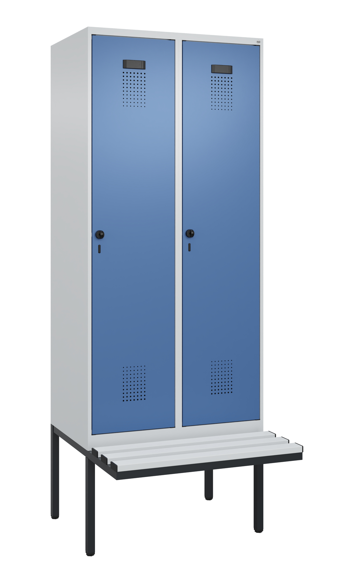 C+P Spind Evolo PLUS, Bank, 2 Abteile, 2120x800x81
