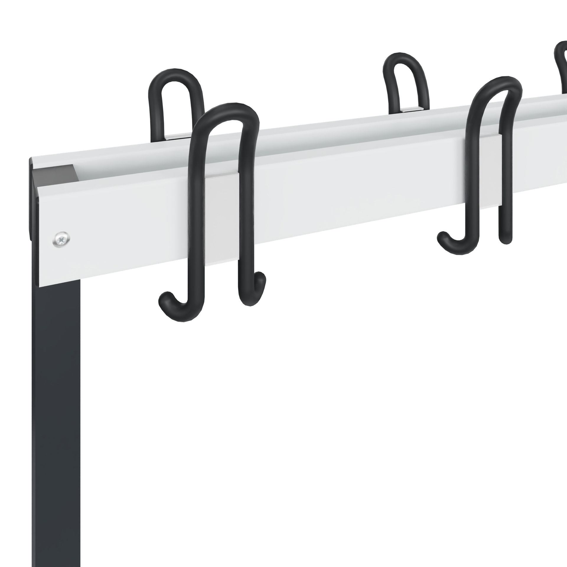 C+P Garderobenbank Solid, 1716x2000x770mm, 7021/Weiß