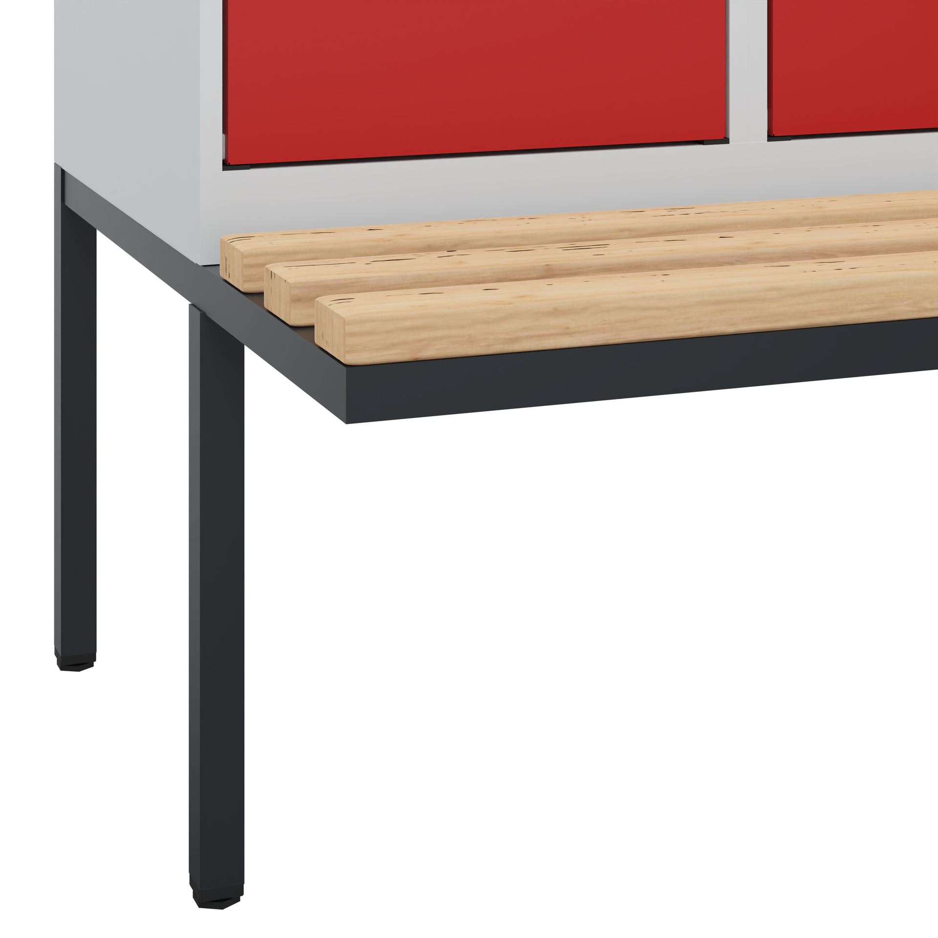 C+P Spind Evolo PLUS, Bank, 2 Abteile, 1950x800x81