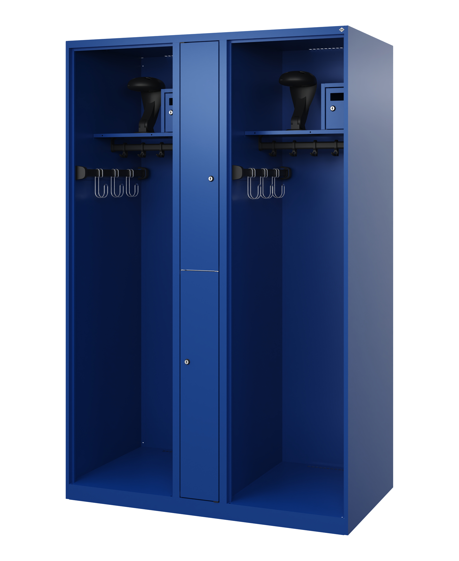 C+P Feuerwehrspind Maxi, 2 Fächer, 1850x1200x600mm