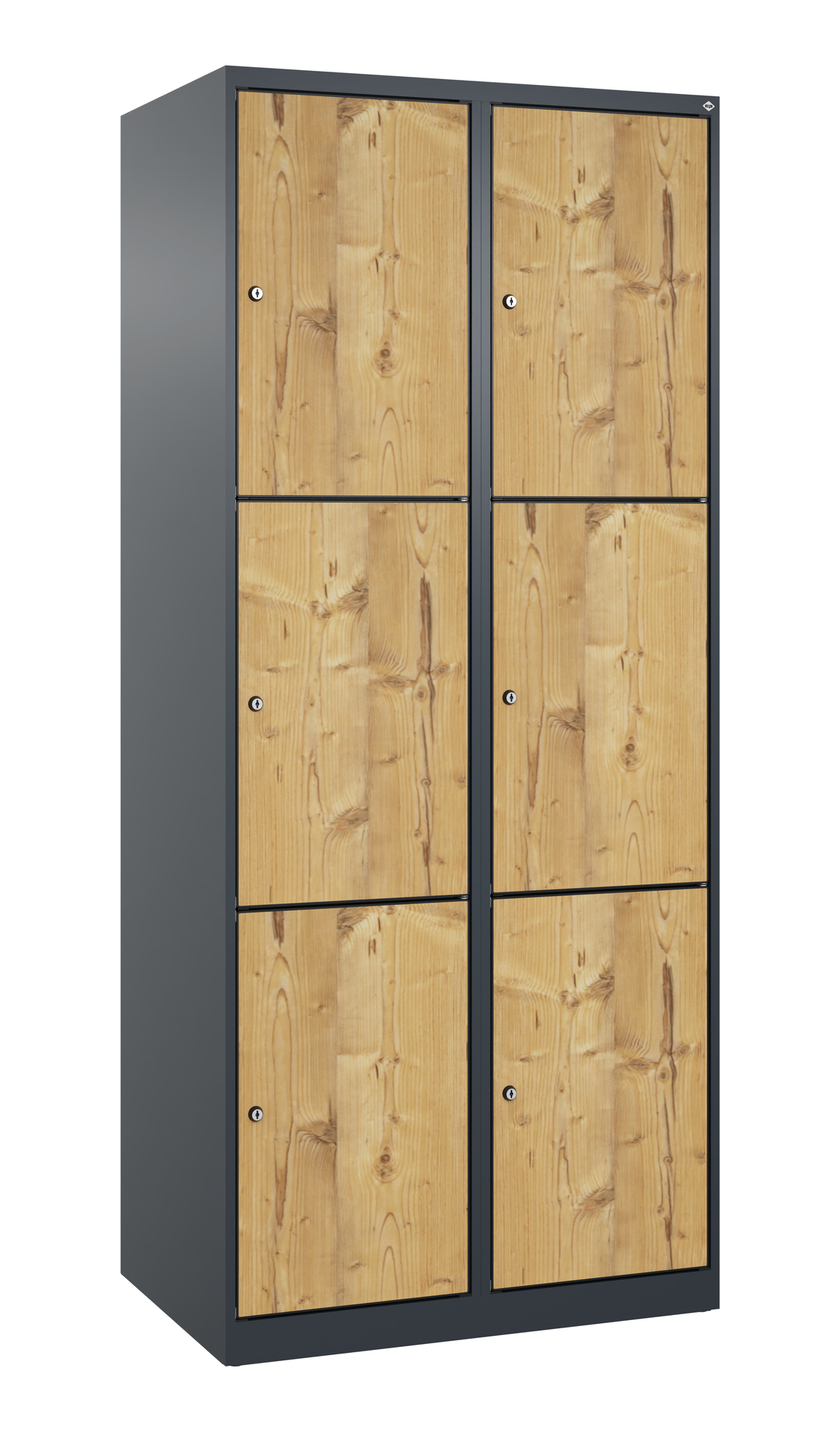 C+P Schlie�fachschrank Evolo PLUS, 6 F�cher, 1850x800x500mm