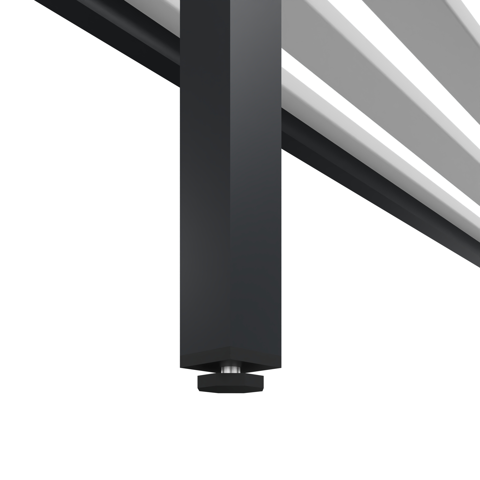 C+P Garderobenbank Solid, 1716x2000x770mm, 7021/Weiß