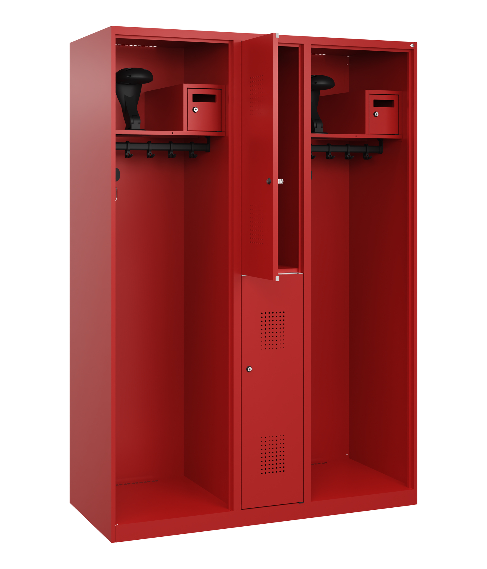 C+P Feuerwehrspind Maxi, 2 Fächer, 1850x1300x500mm