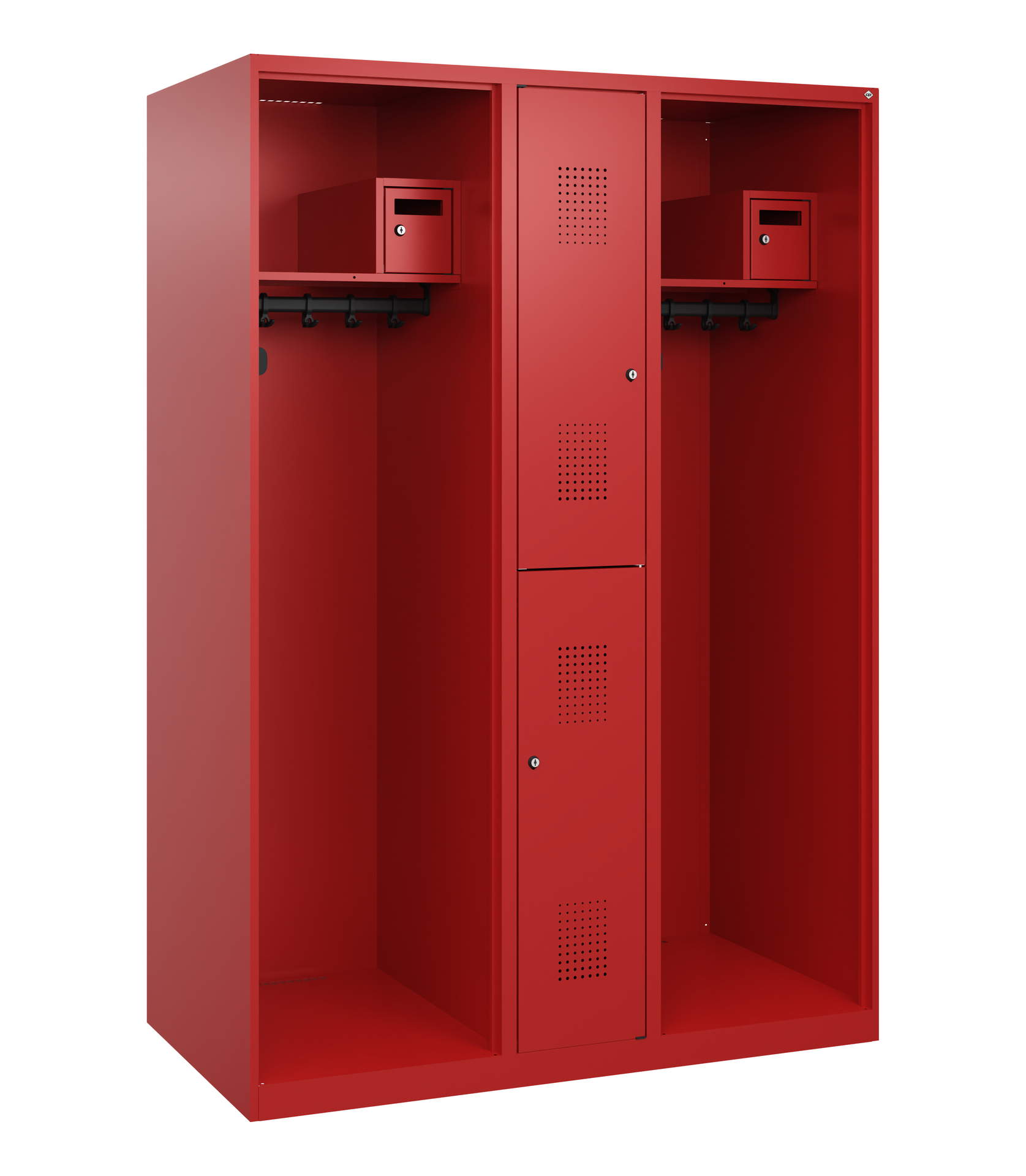 C+P Feuerwehrspind Maxi, 2 Fächer, 1850x1300x600mm