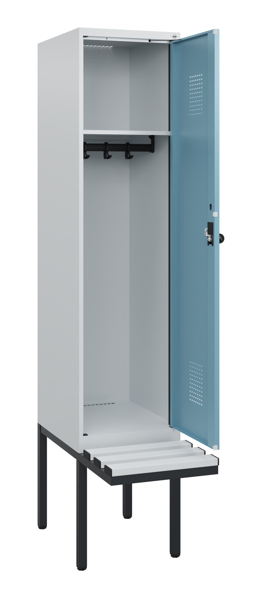 C+P Spind Evolo PLUS, Bank, 1 Abteil, 1950x400x815