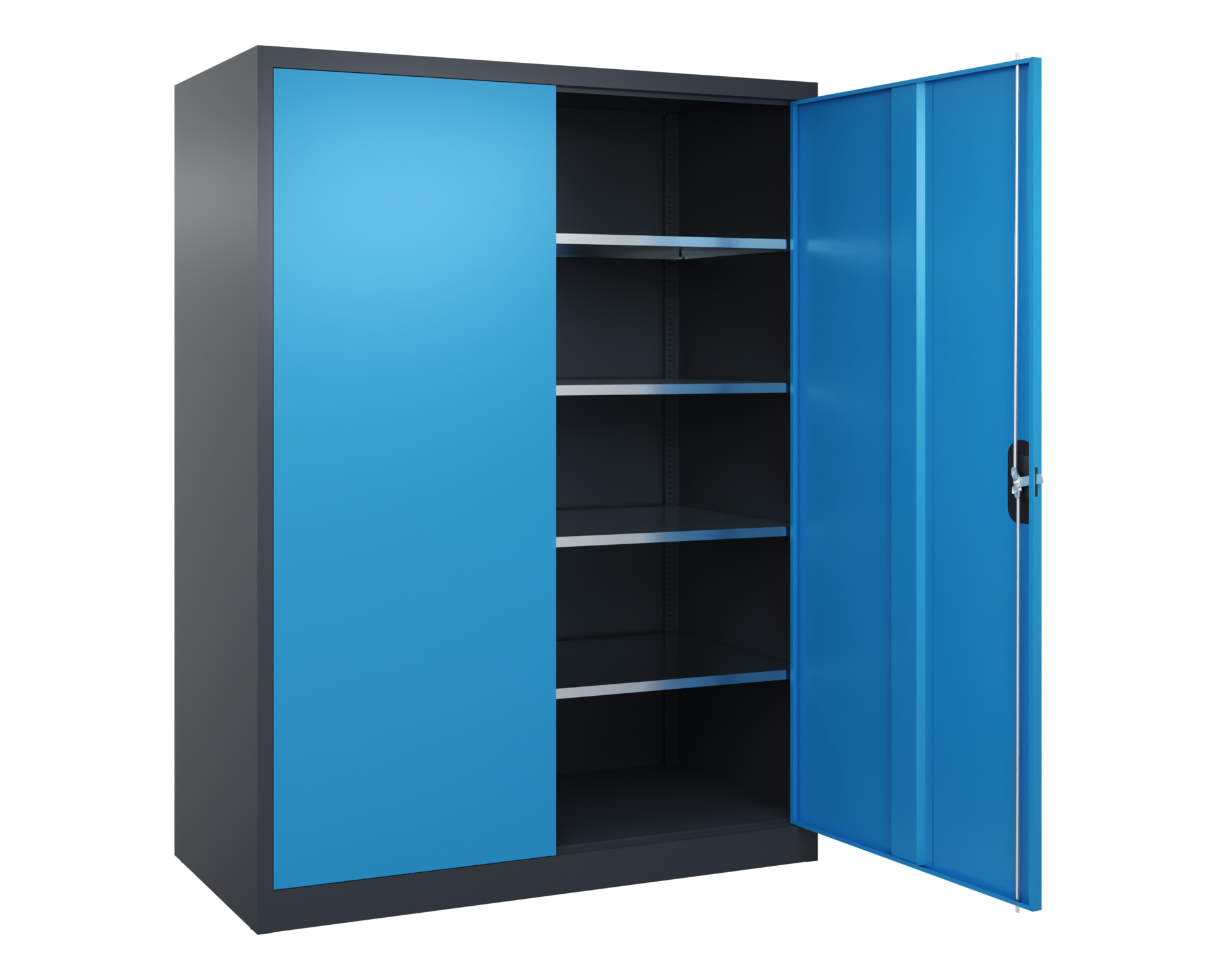 C+P Schwerlastschrank, Acurado, 1950x1500x600mm, 7016/5012
