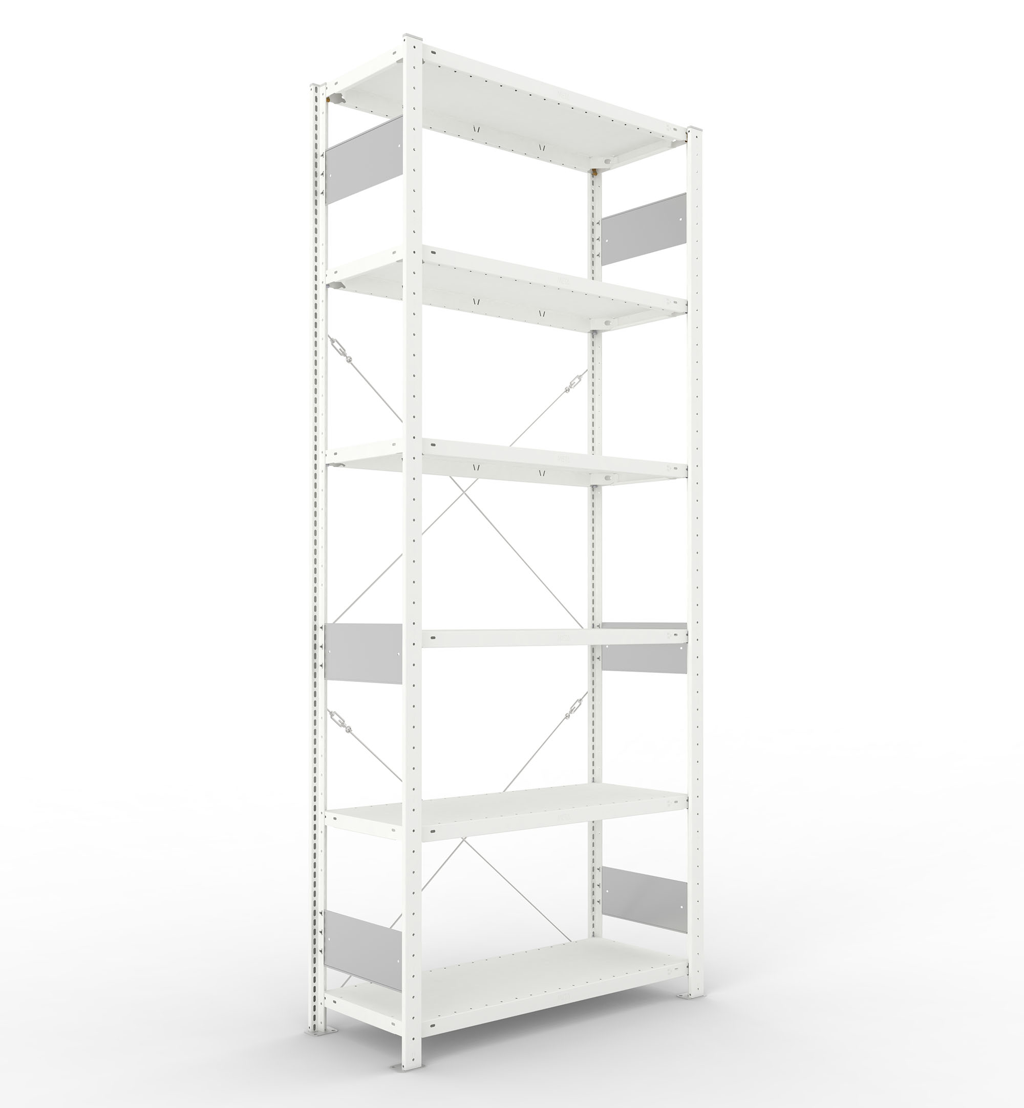 C+P Basic plug-in shelves for heavy loads max. 230 kg