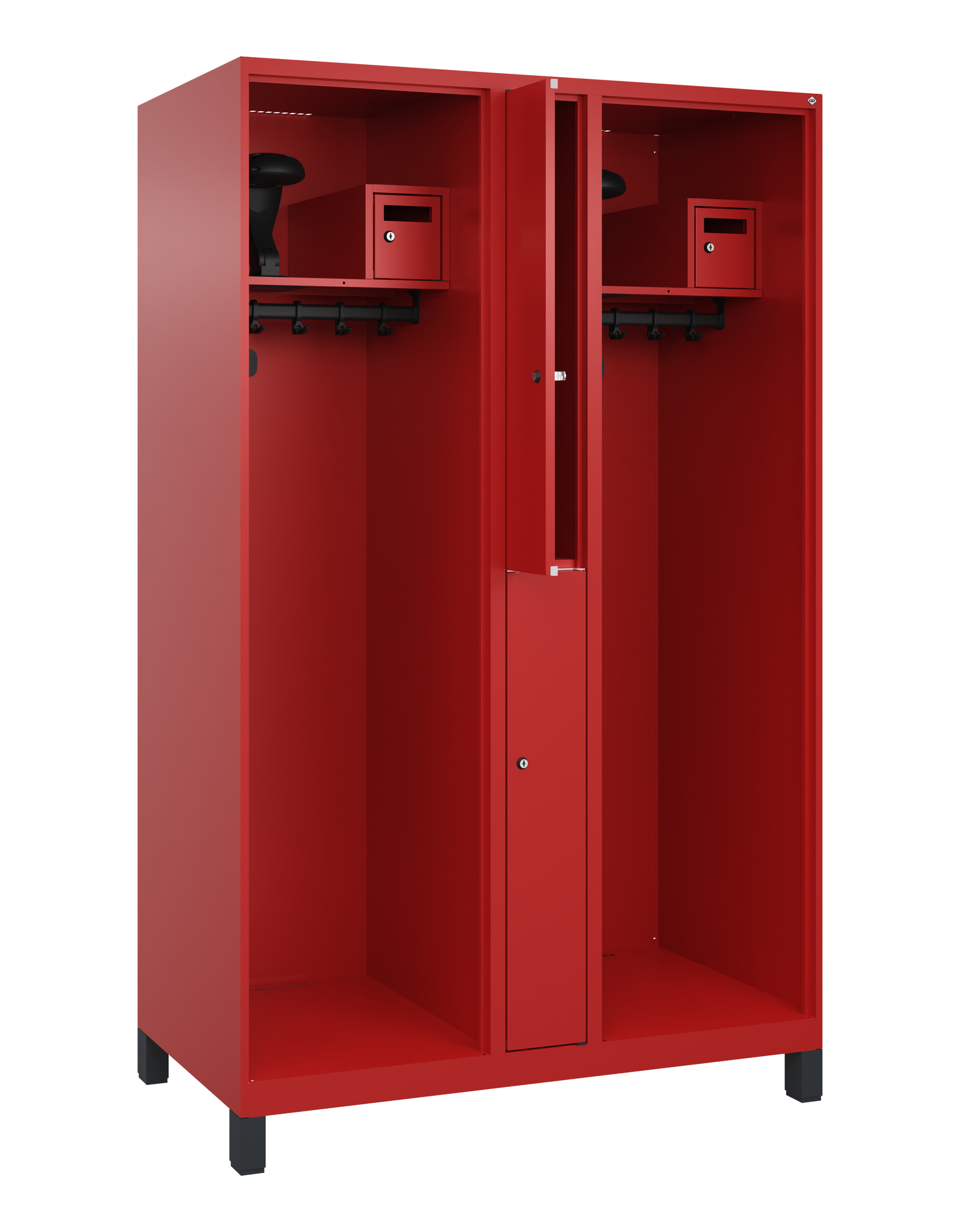 C+P Feuerwehrspind Maxi, 2 Fächer, 1850x1200x600mm