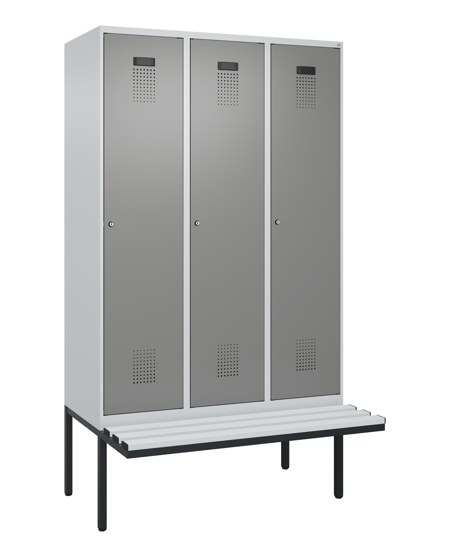 C+P Spind Evolo PLUS, Bank, 3 Abteile, 2120x1200x8
