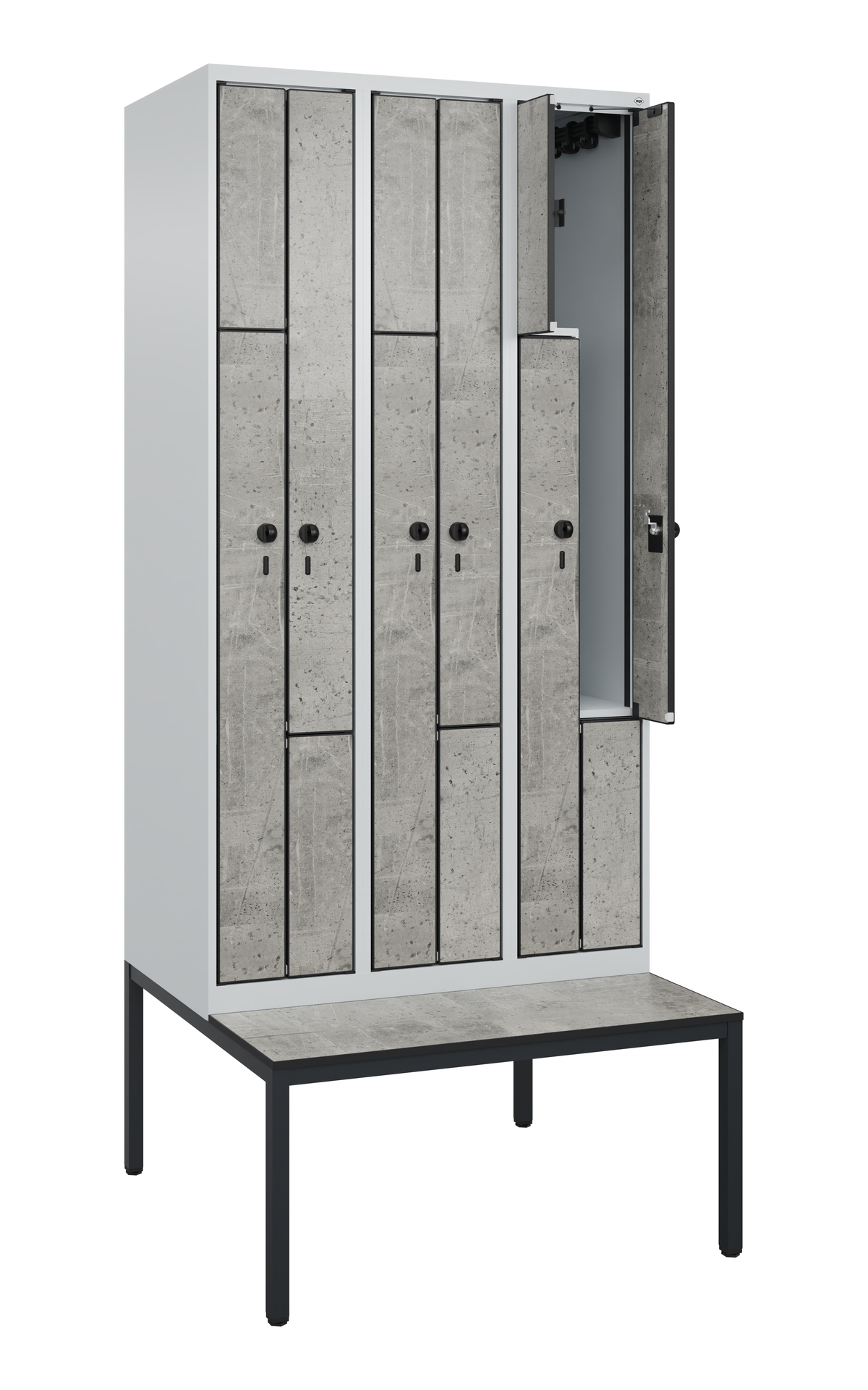 C+P Z-Spind Evolo PLUS, 6 F�cher, 2120x900x815mm