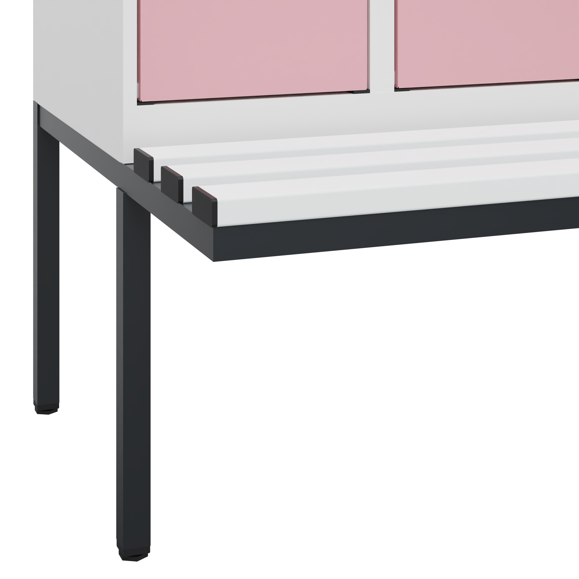 C+P Doppelstock-Spind Evolo PLUS, Bank, 8 Fächer, 