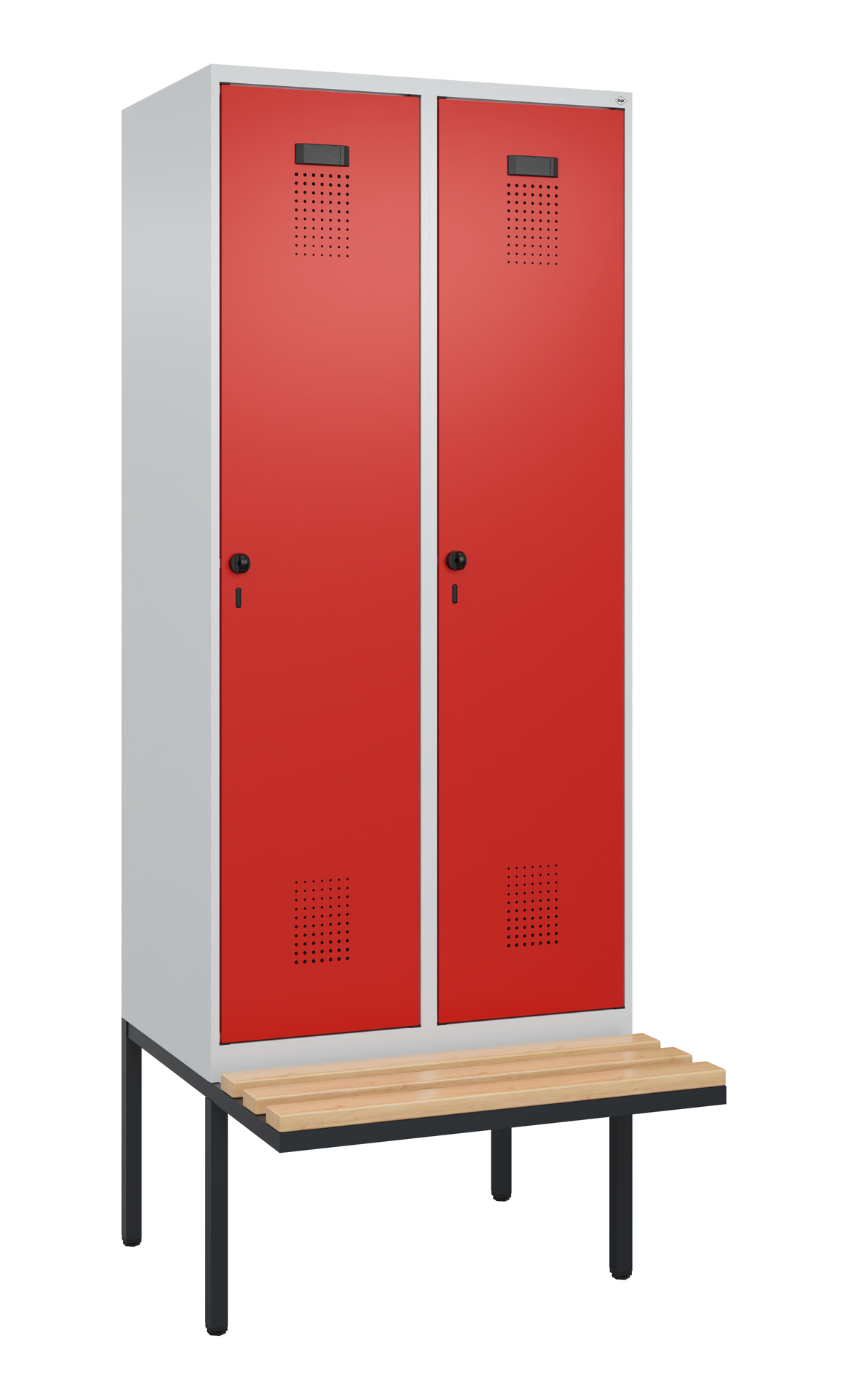 C+P Spind Evolo PLUS, Bank, 2 Abteile, 2120x800x81