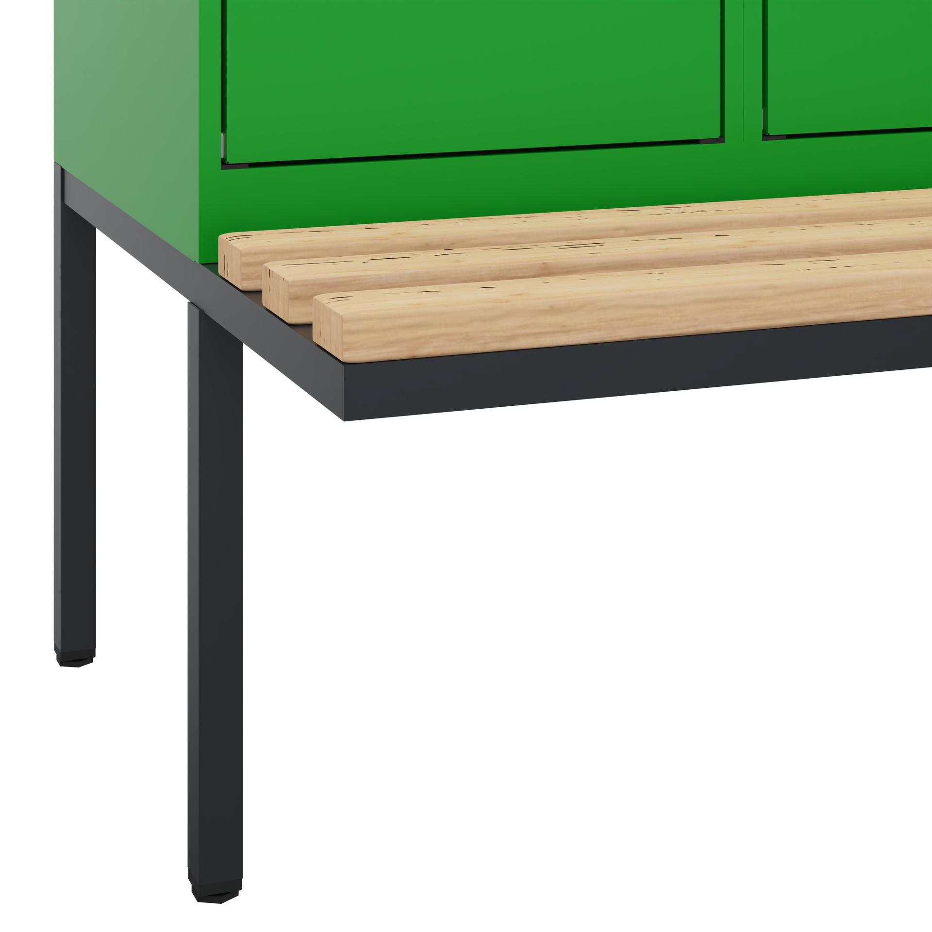 C+P Spind Evolo PLUS, Bank, 3 Abteile, 1950x1200x8