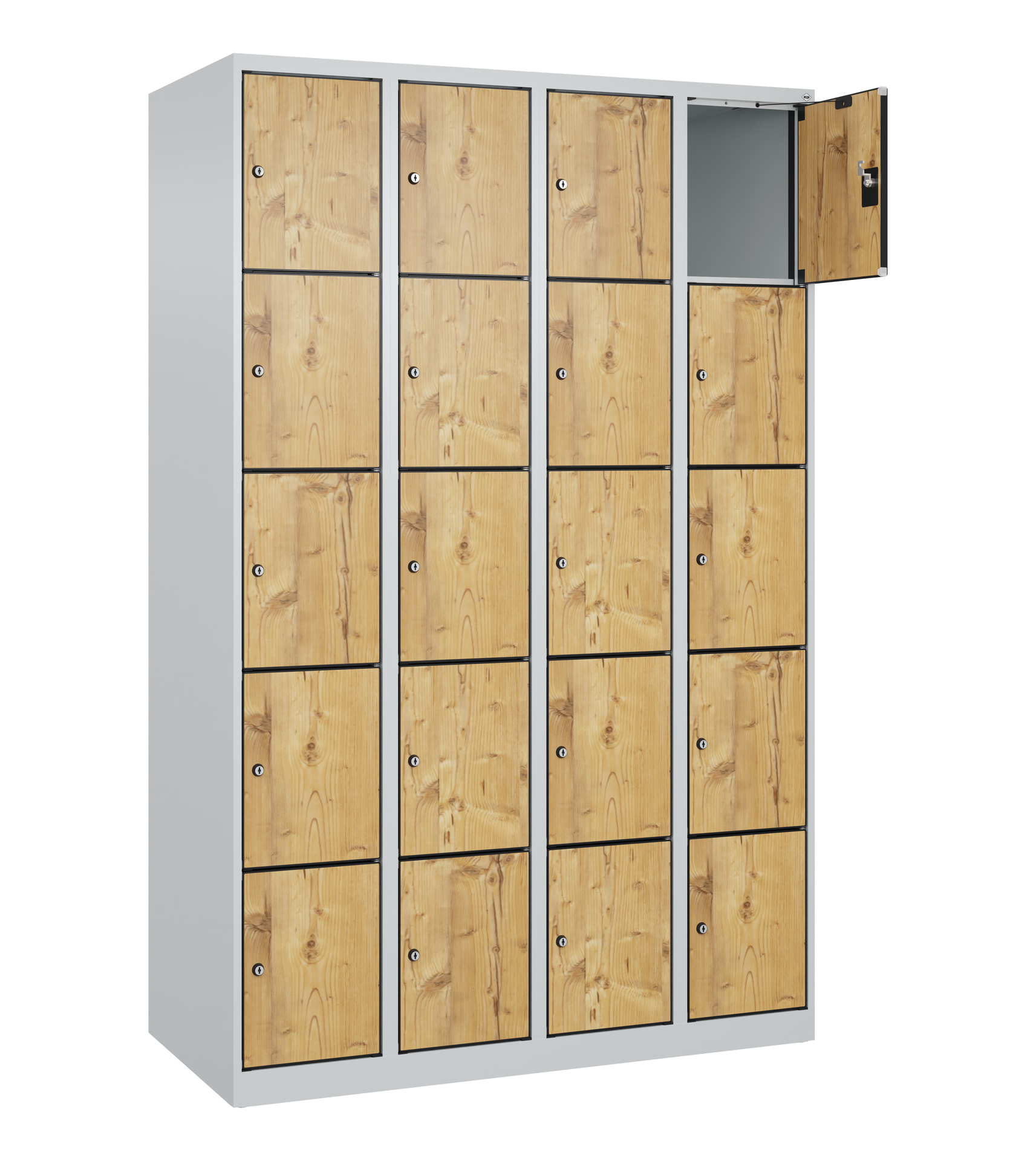 C+P Schlie�fachschrank Evolo PLUS, 20 F�cher, 1850x1200x500mm