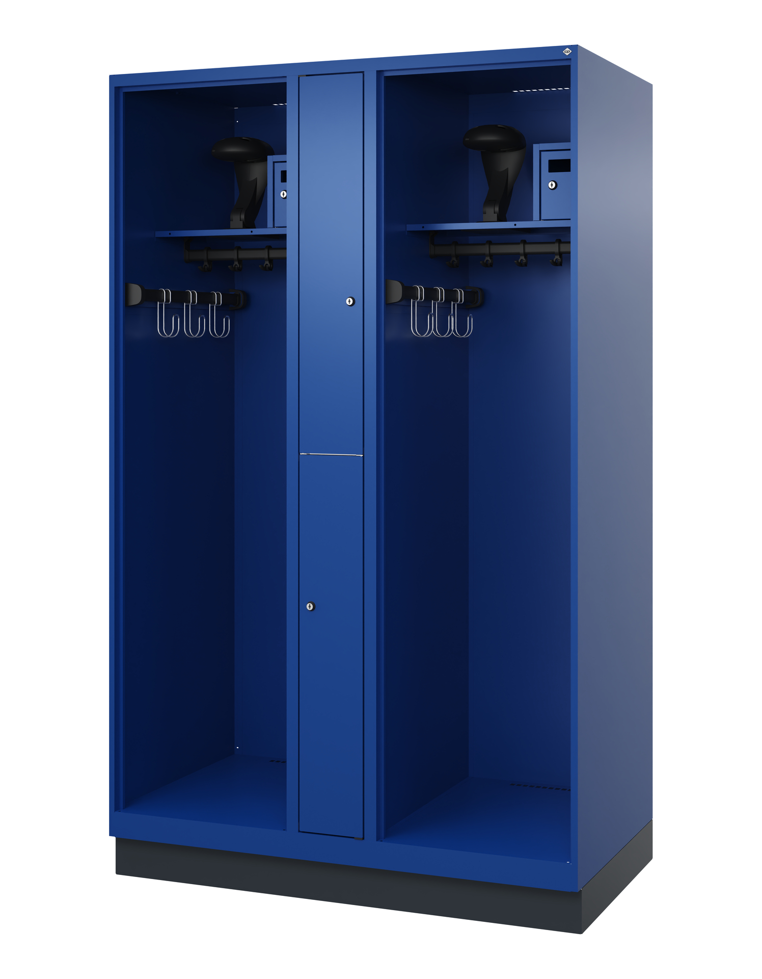 C+P Feuerwehrspind Maxi, 2 Fächer, 1850x1200x600mm