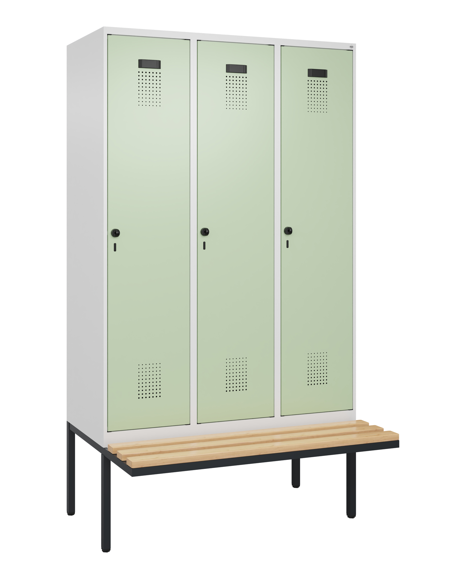 C+P Spind Evolo PLUS, Bank, 3 Abteile, 2120x1200x8