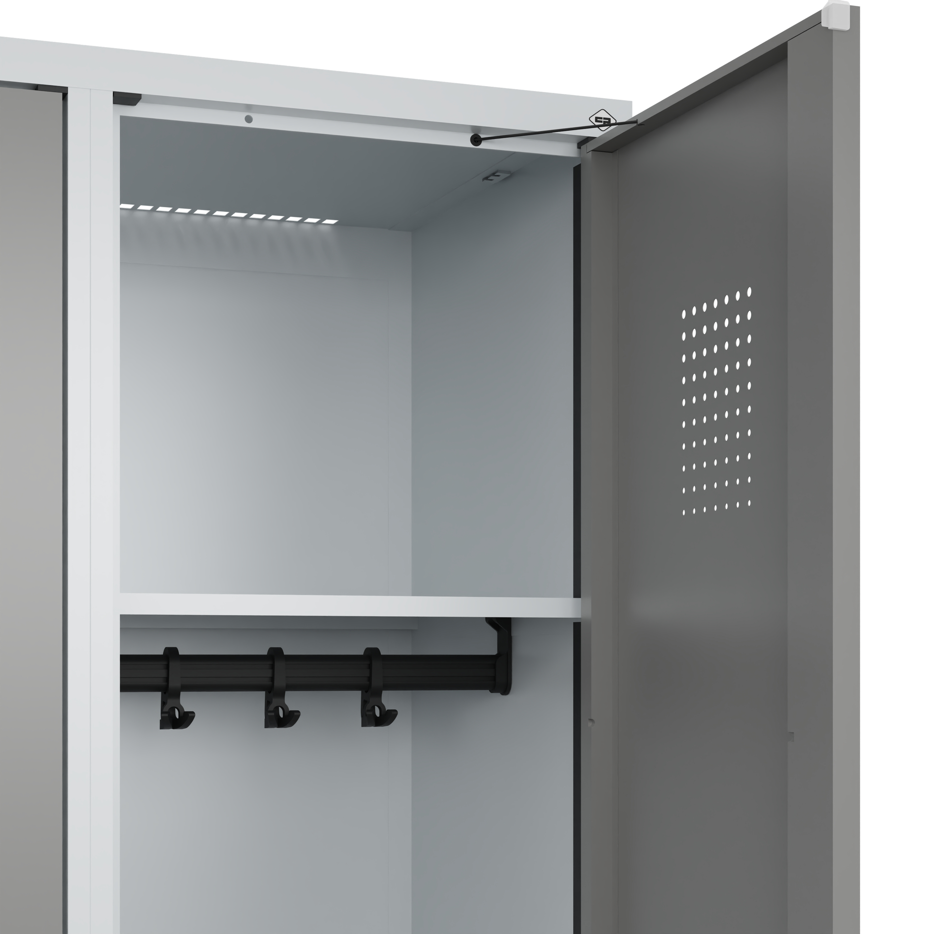 C+P Spind Evolo PLUS, Bank, 1 Abteil, 2120x400x815mm