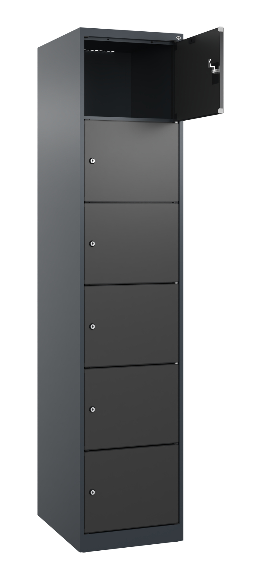 C+P Schlie�fachschrank Evolo PLUS, 6 F�cher, 1850x400x500mm