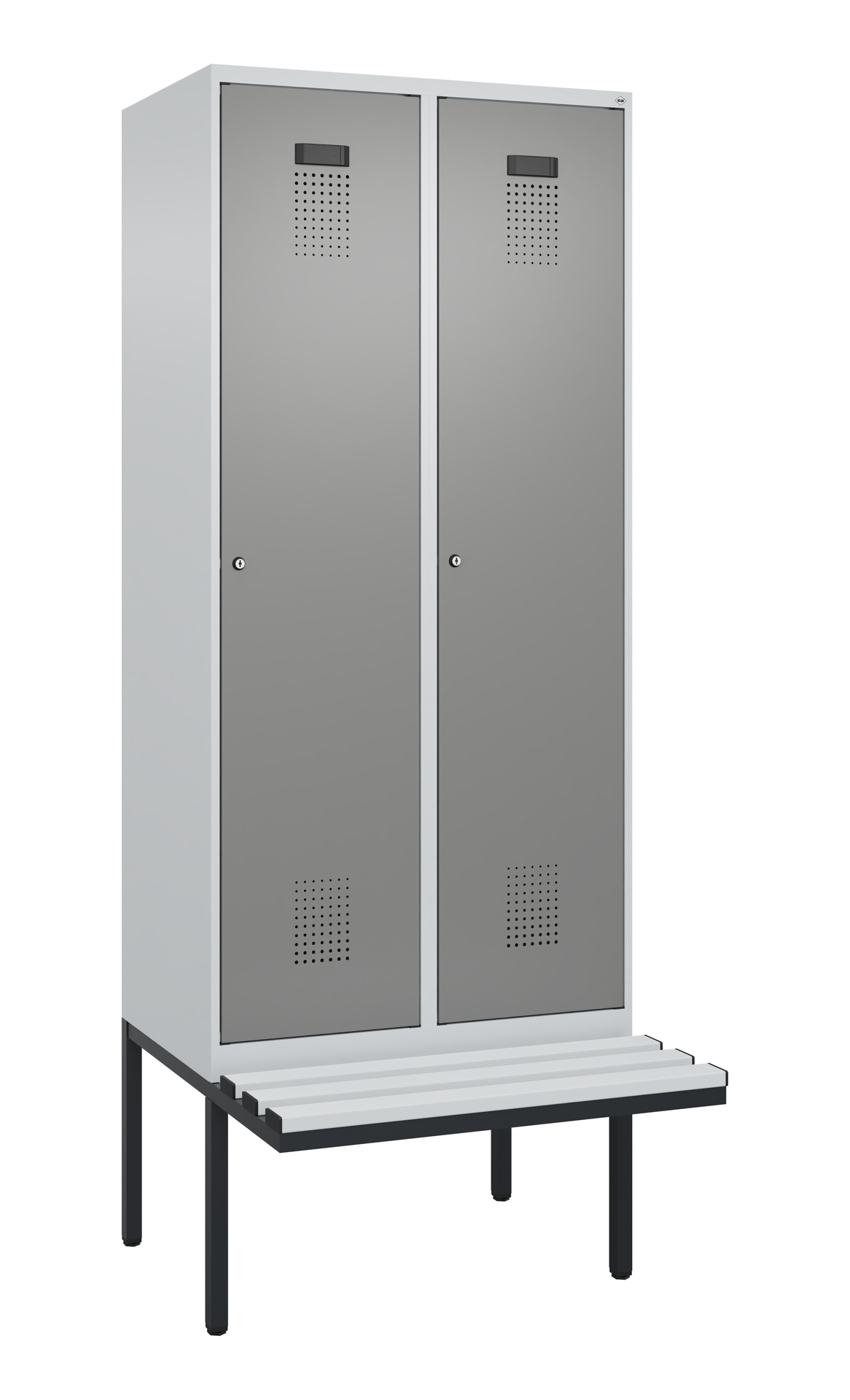 C+P Spind Evolo PLUS, Bank, 2 Abteile, 2120x800x81